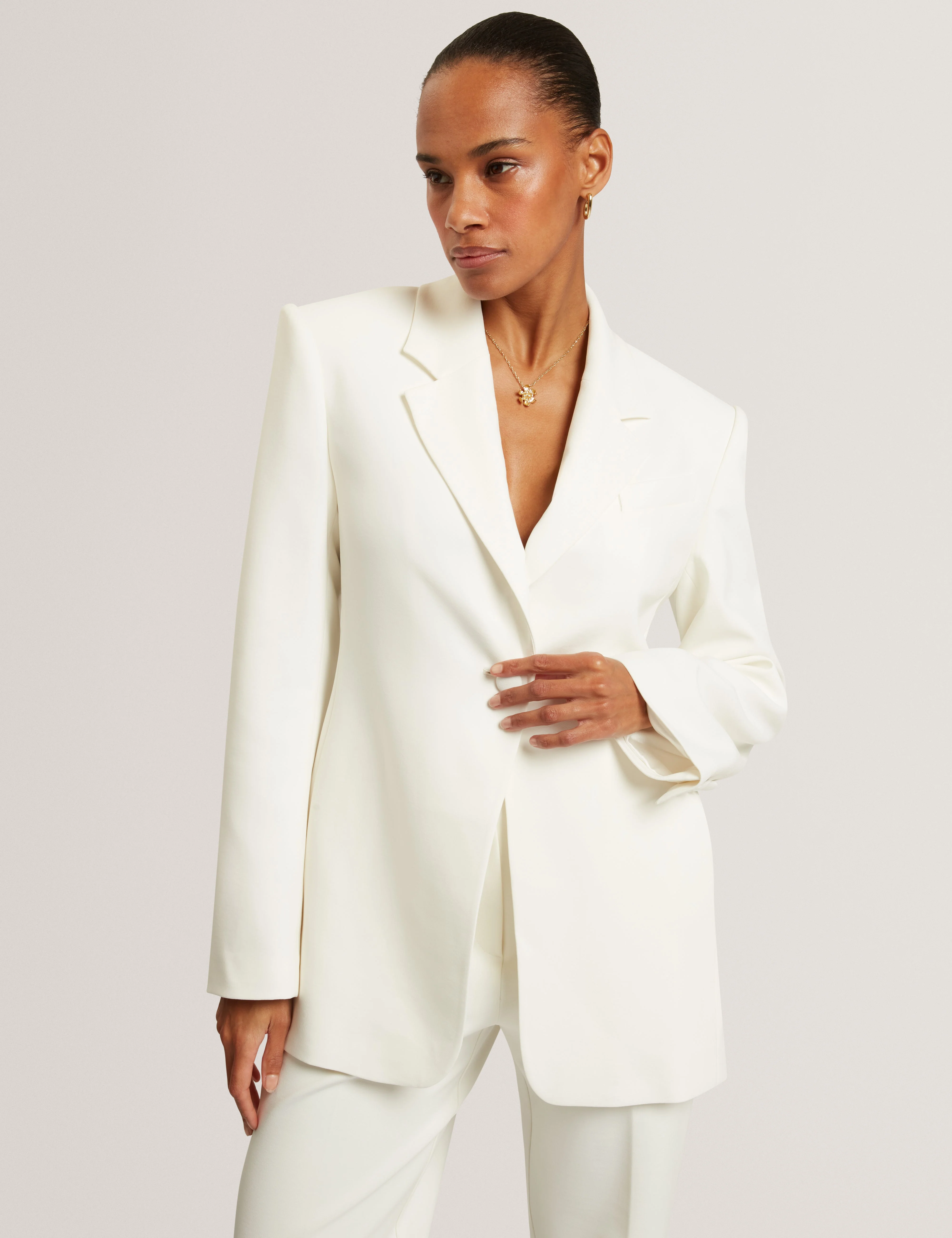 Acata Tailored Blazer Ivory