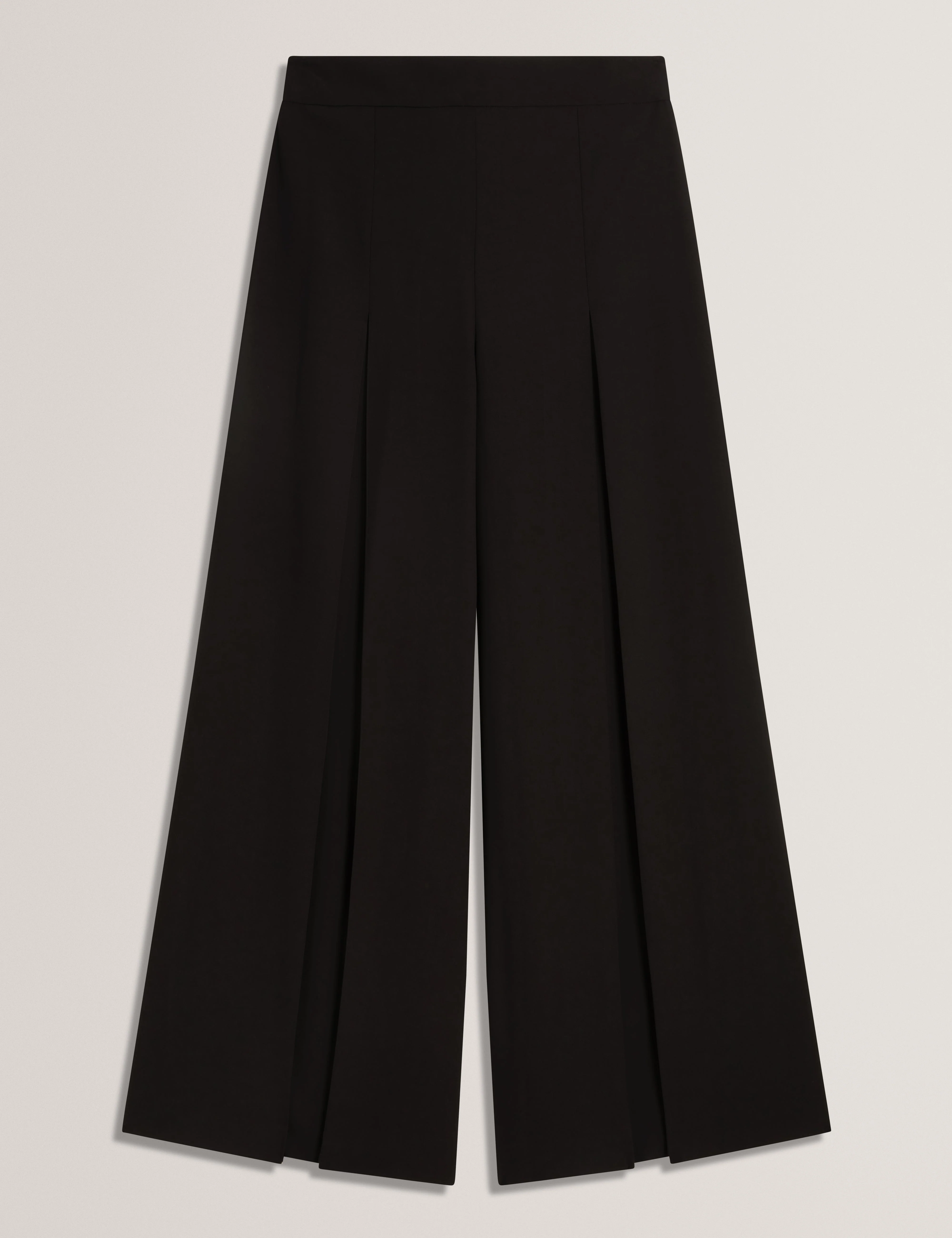 Aepi Front Pleat Wide Leg Trousers Black - Image 7