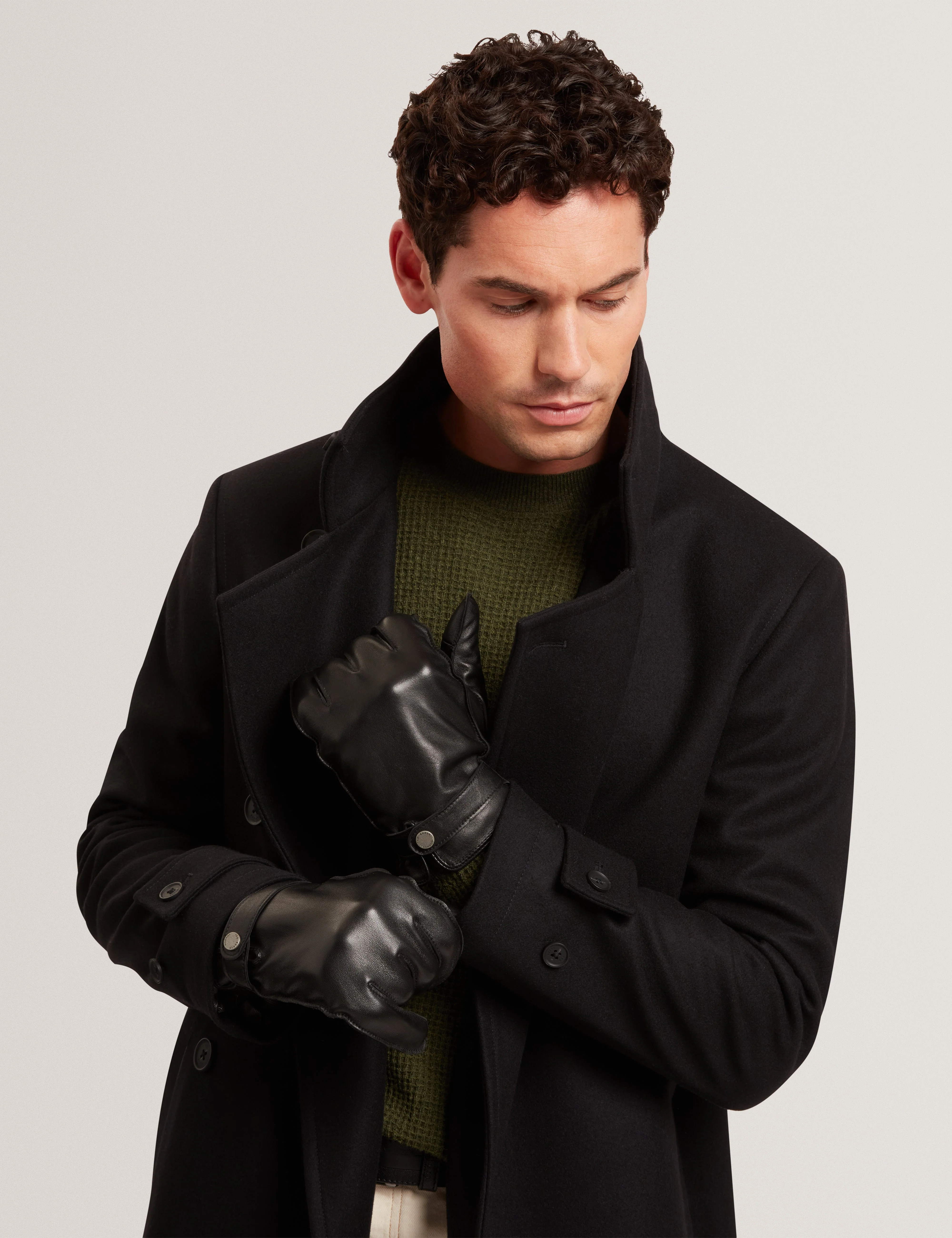 Alexxs Leather Gloves Black - Image 2