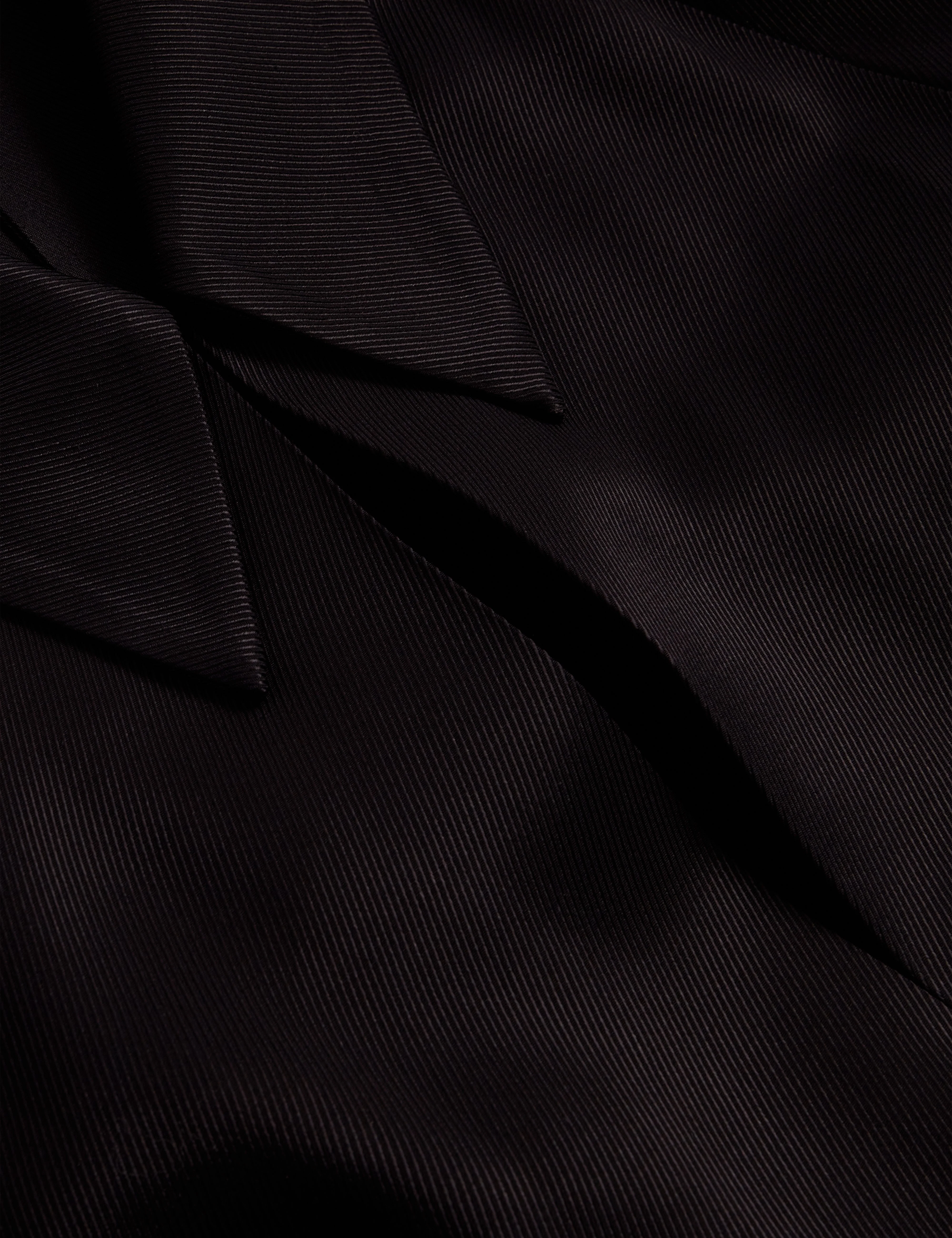 Anaria Tie Detail Short Sleeve Shirt Black - Image 3