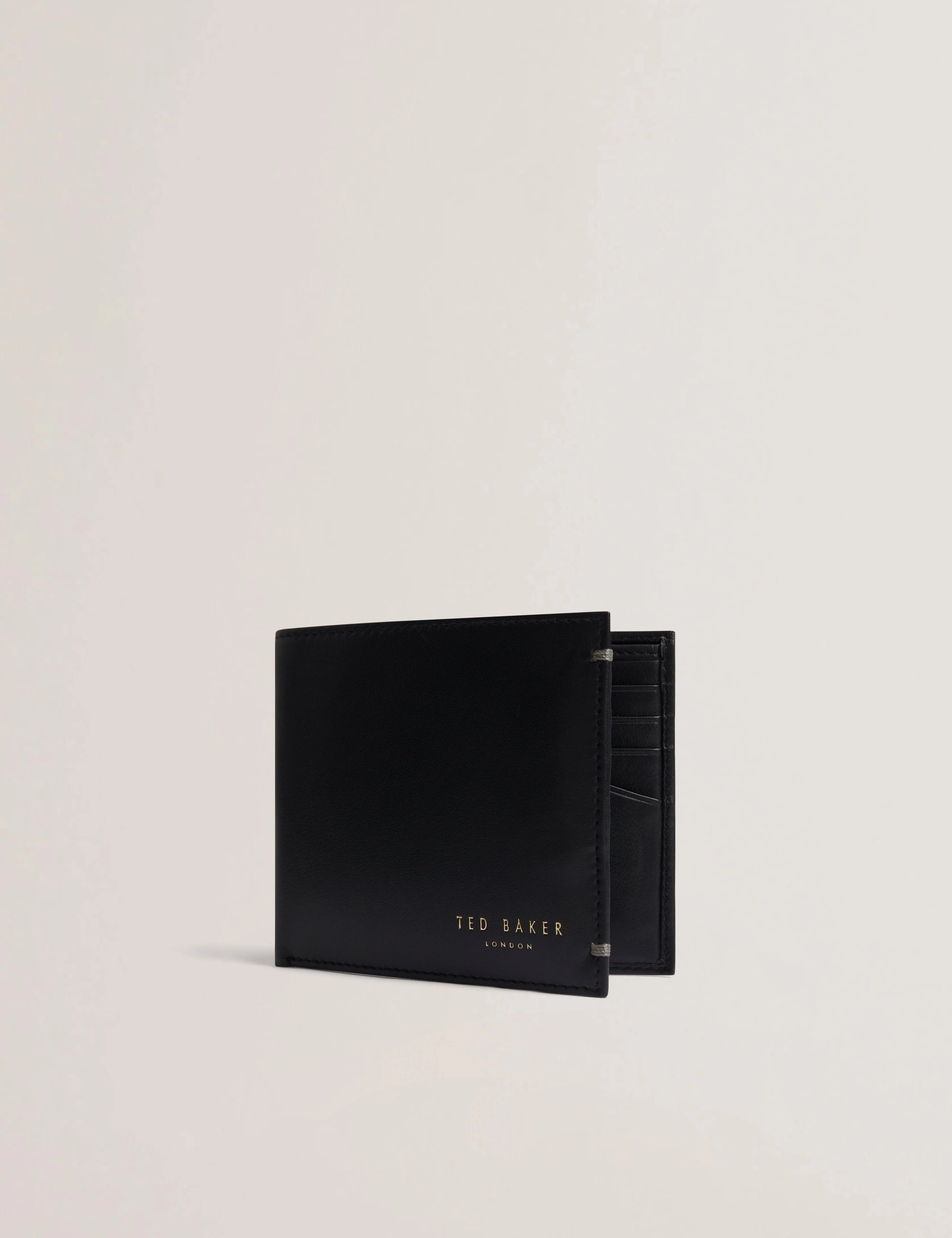 Antoony Bifold Leather Wallet Black - Image 3