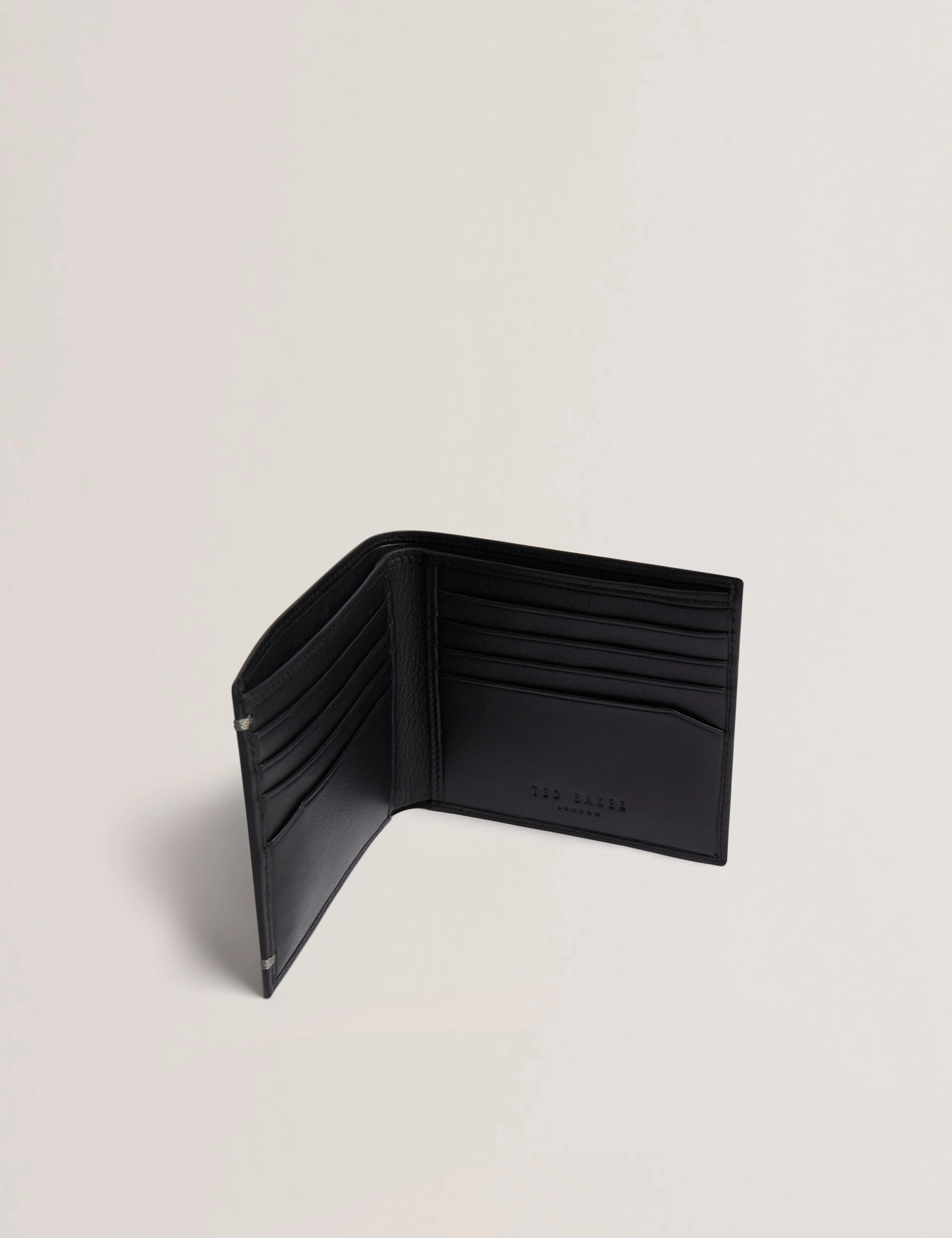 Antoony Bifold Leather Wallet Black - Image 7