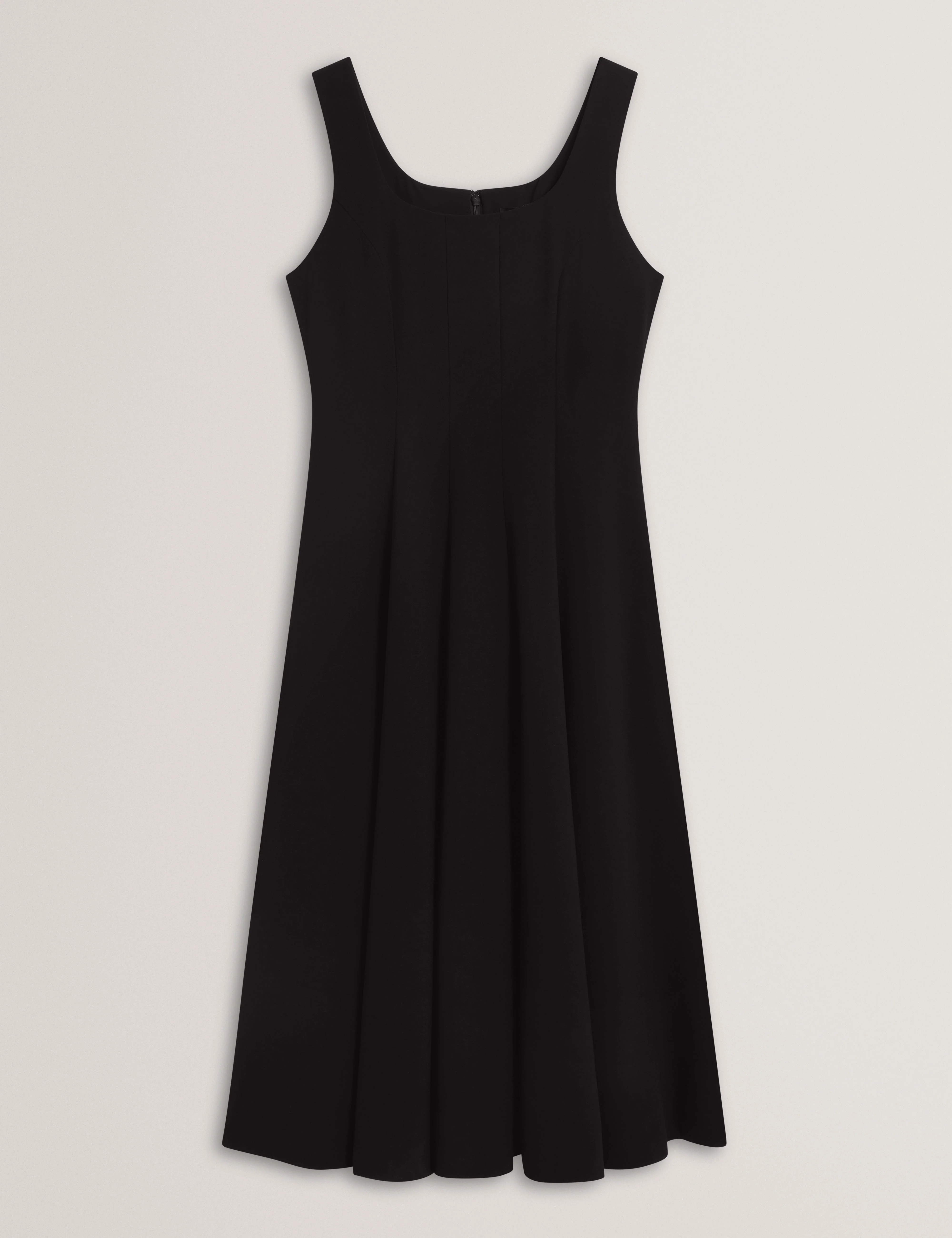Arlott Panelled Midi Dress Black - Image 7