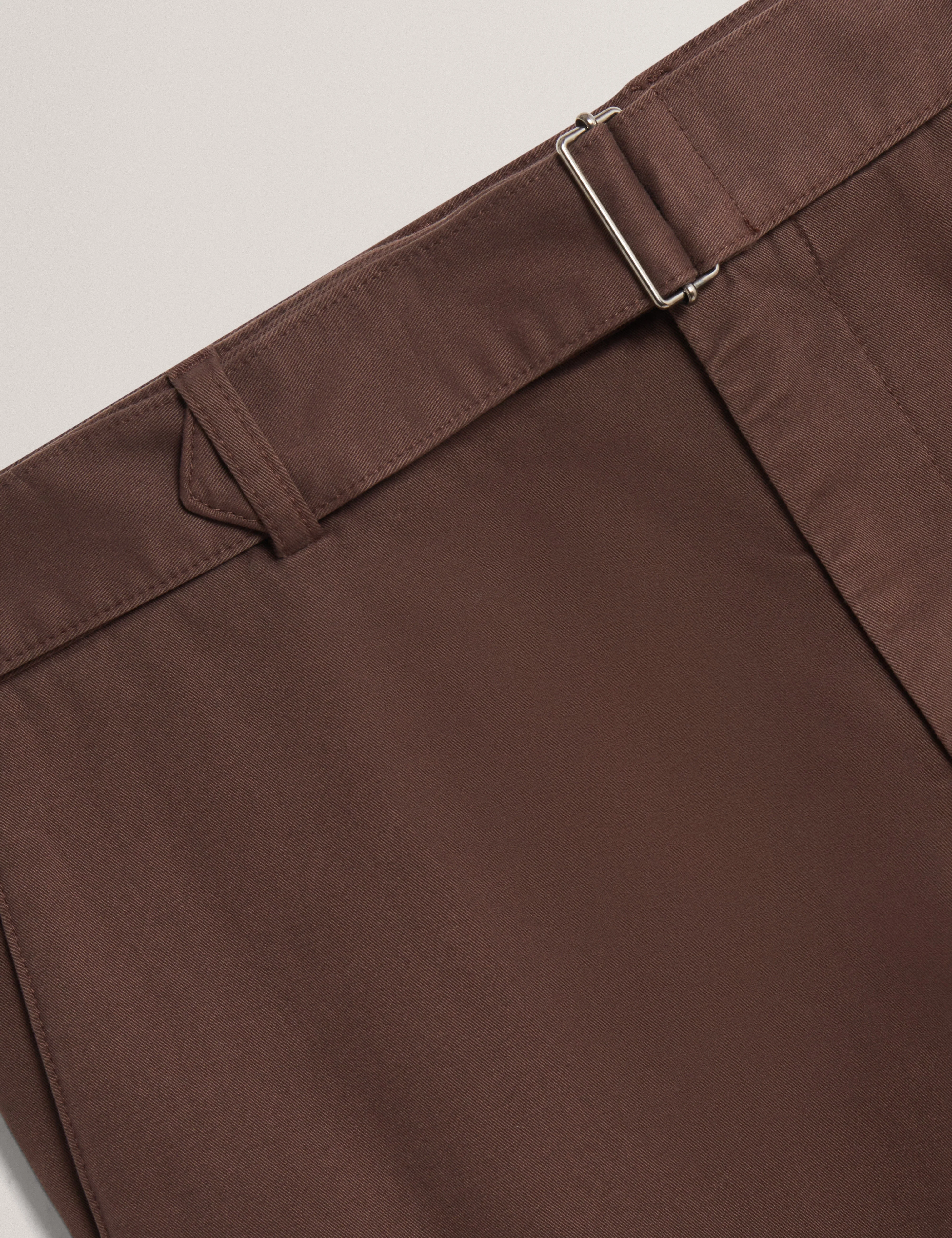 Armodo Tapered Smart Trouser Dk-Brown - Image 3