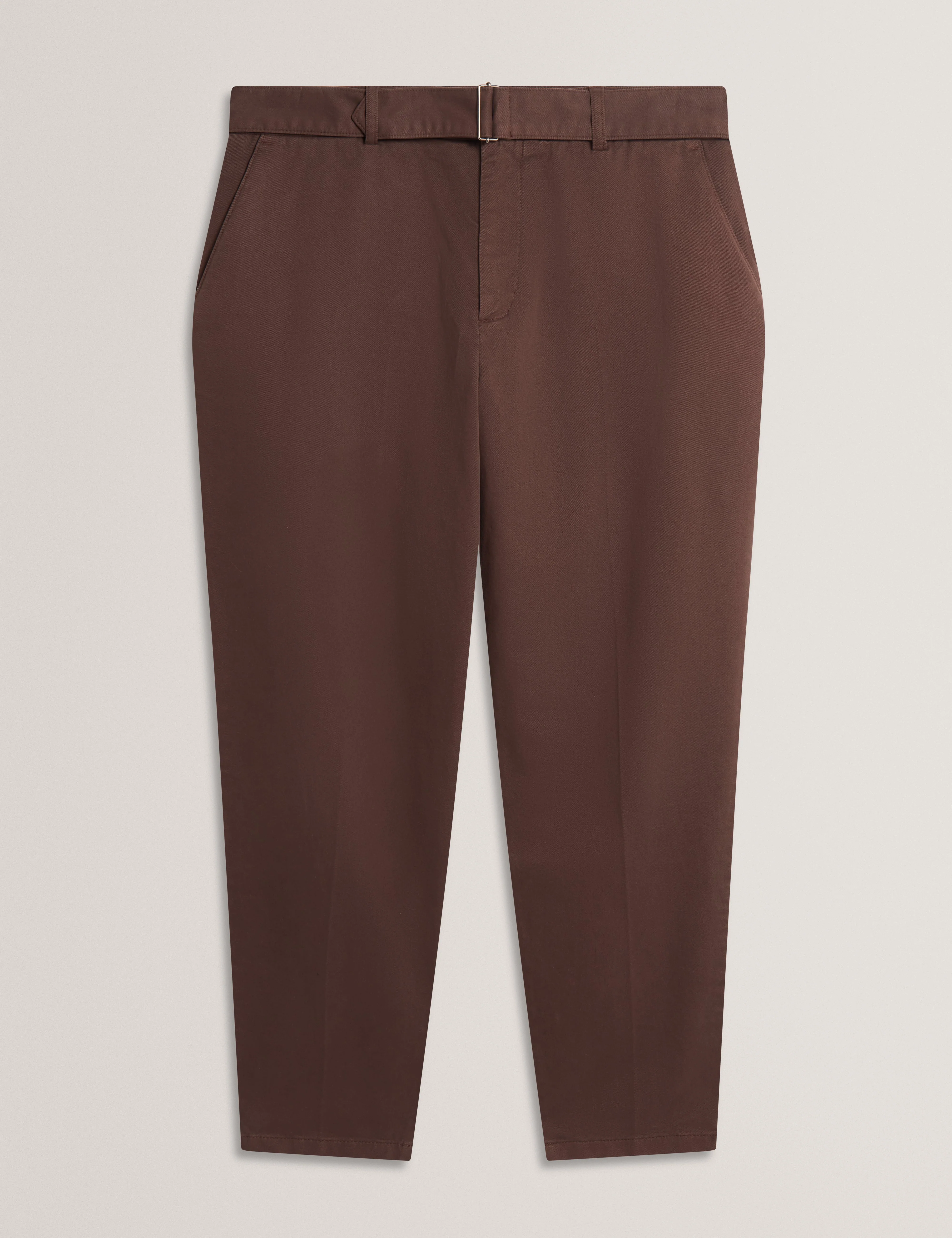 Armodo Tapered Smart Trouser Dk-Brown - Image 8