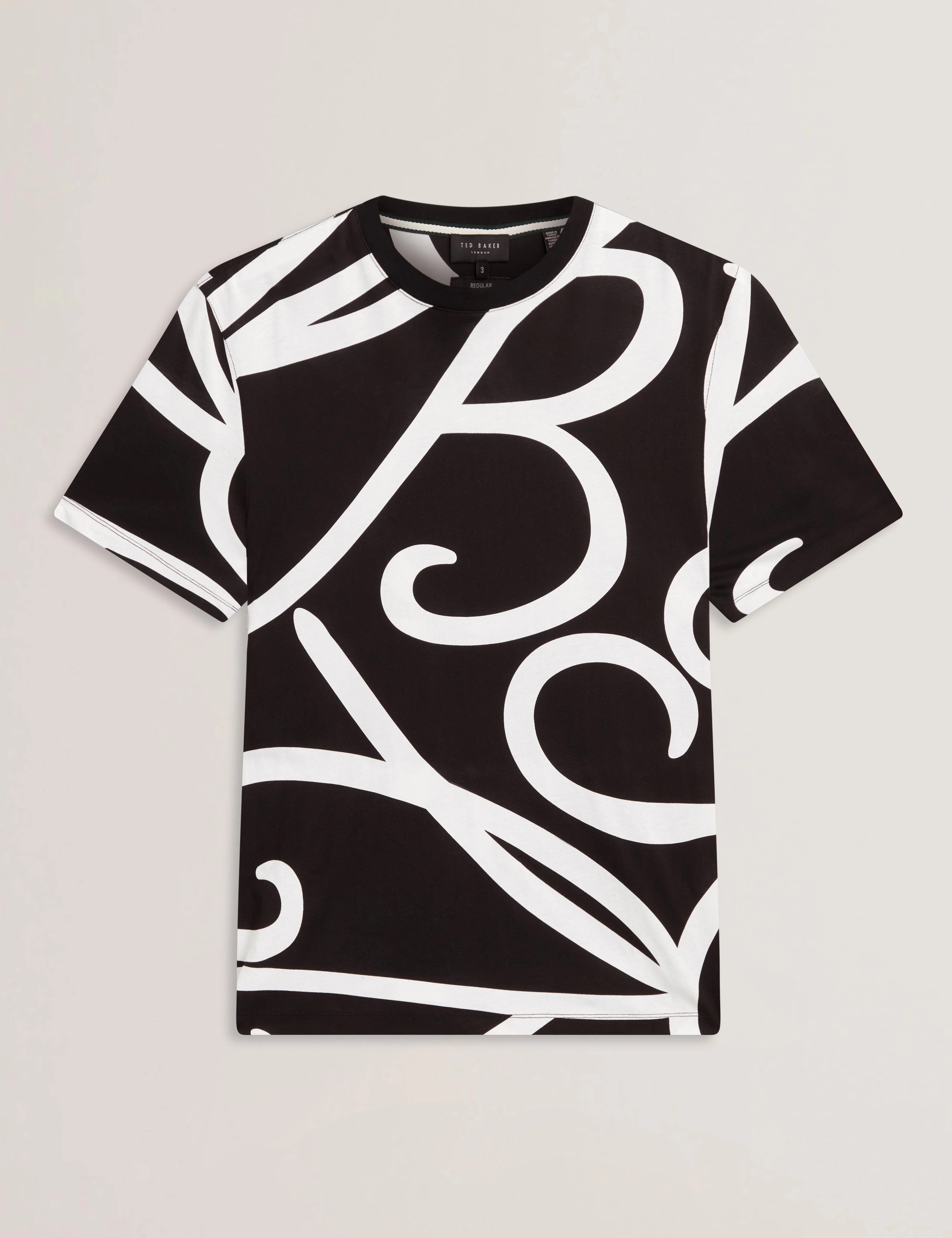 Armos Ss Tb Script T-Shirt Black - Image 7