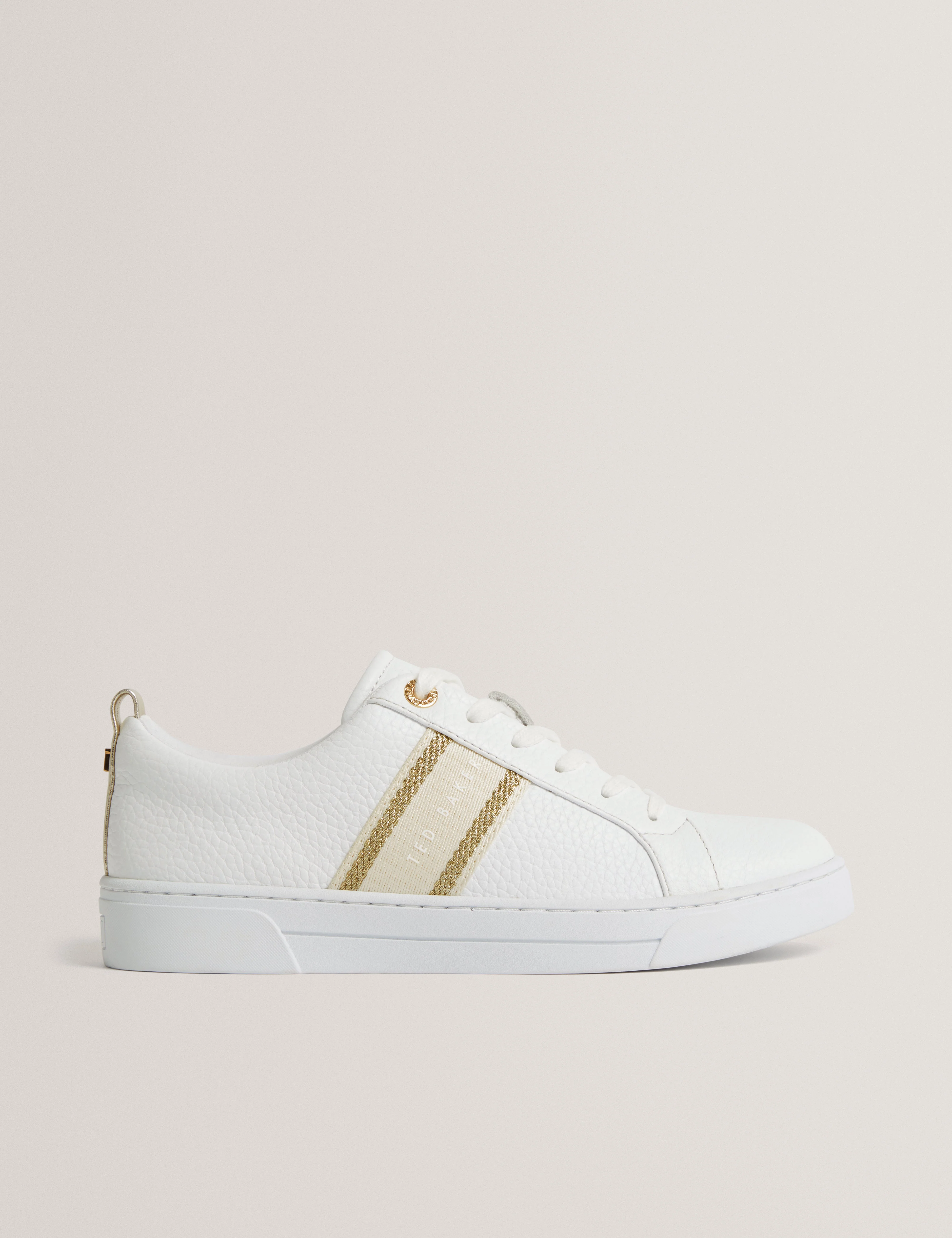 Bailly Webbing Detail Trainer Gold