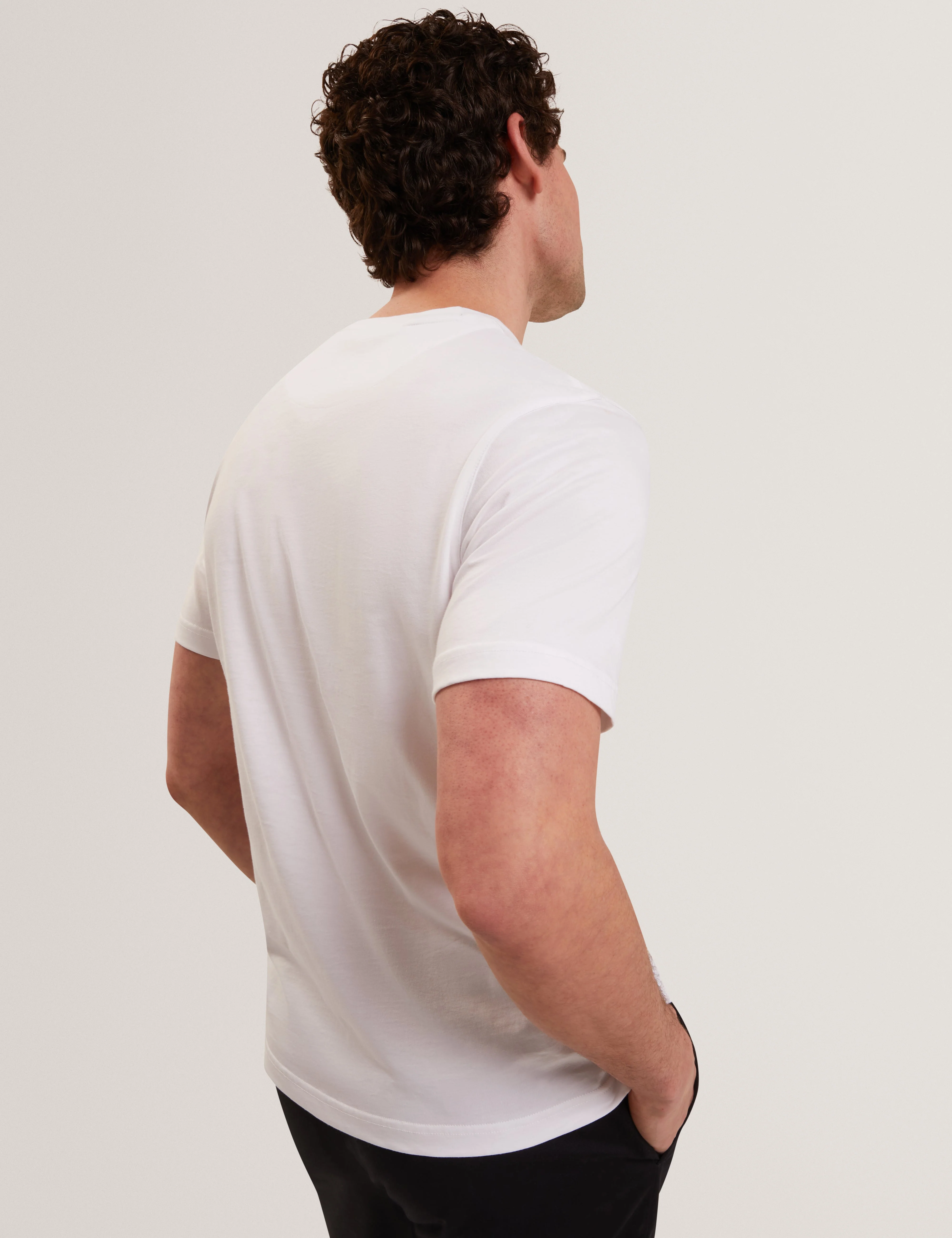 Bielle Branded T-Shirt White - Image 5