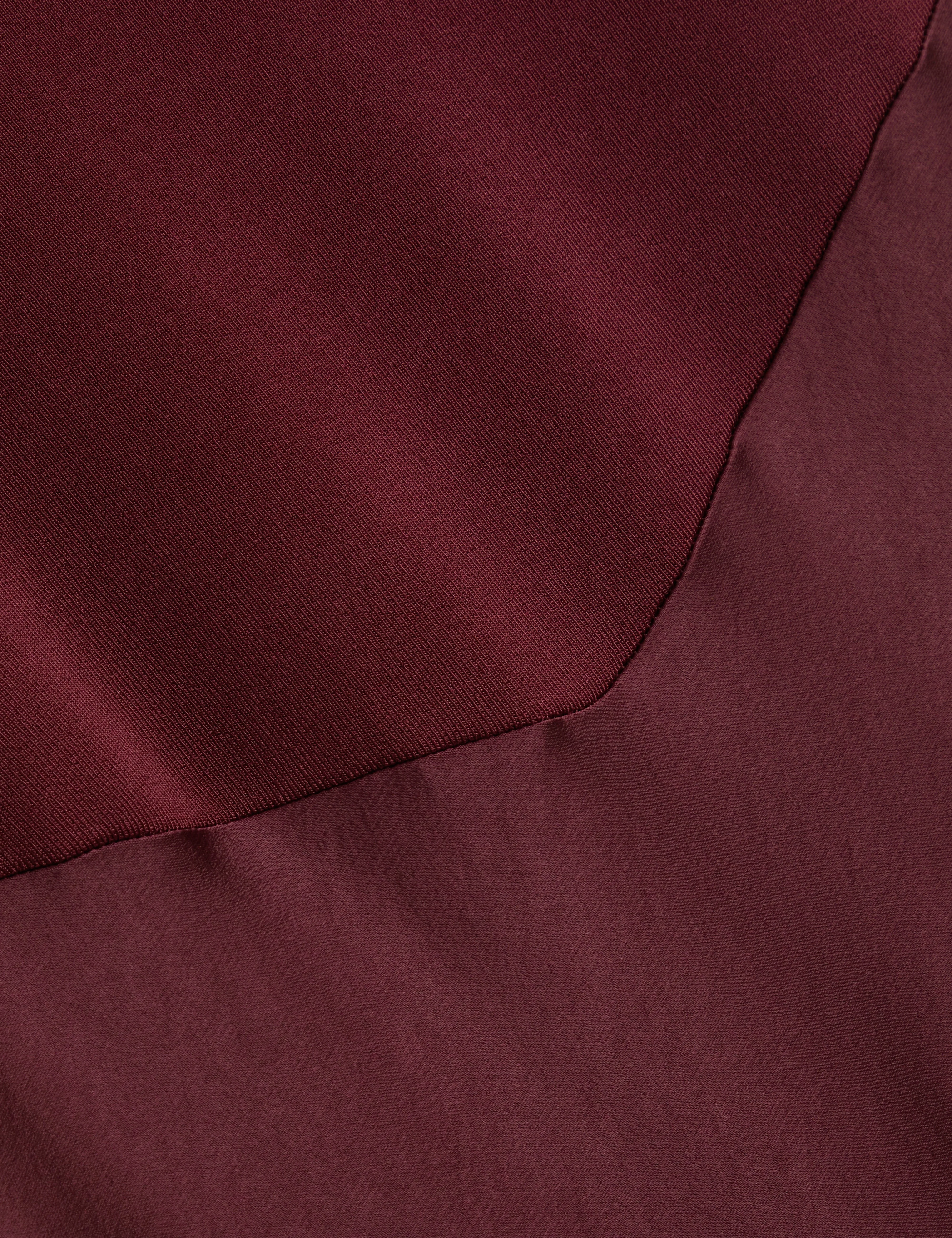 Blaaza Maxi Dress With Knitted Back Oxblood - Image 3