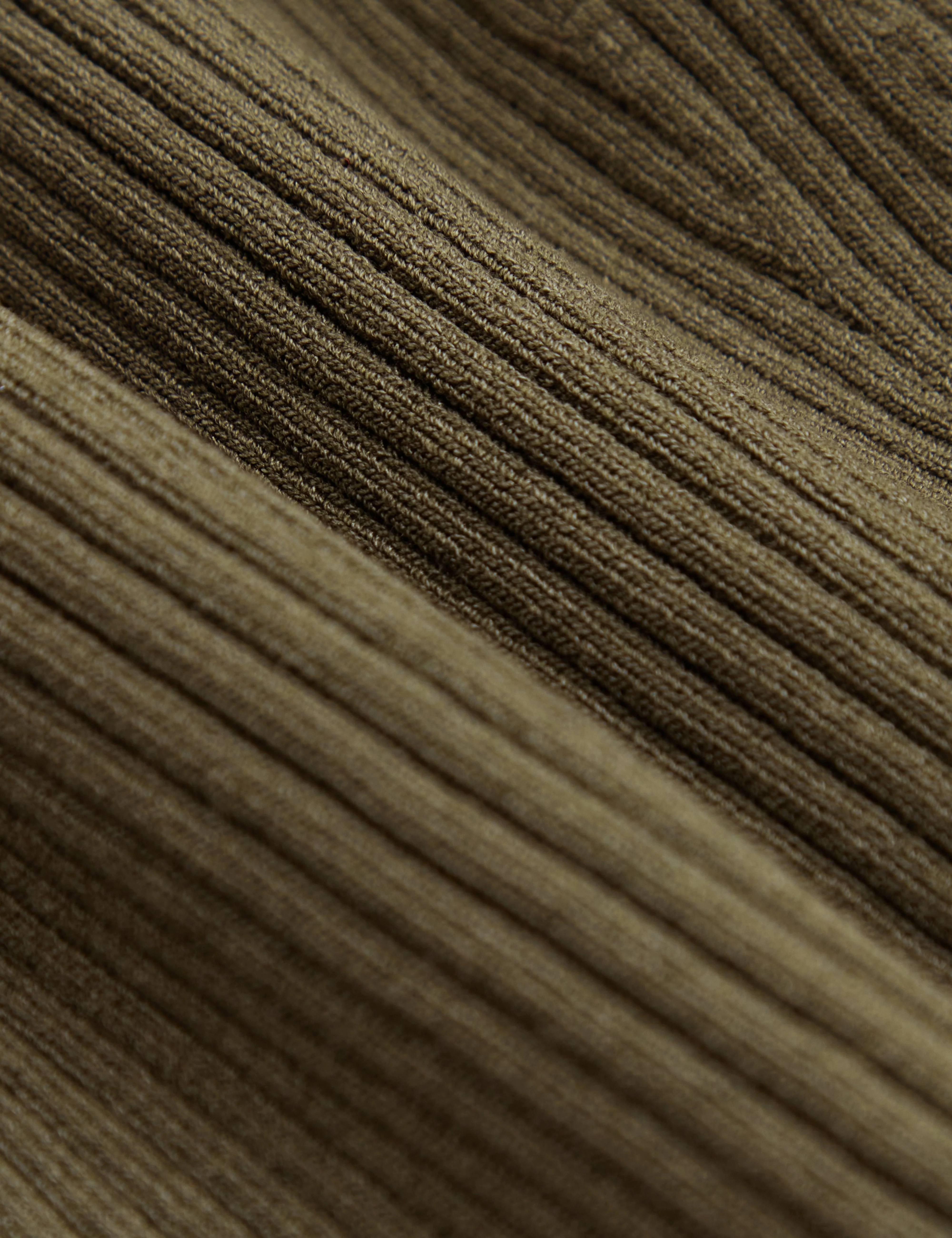 Bleana Rose Button Detail Long Sleeve Knitted T Dk-Green - Image 3