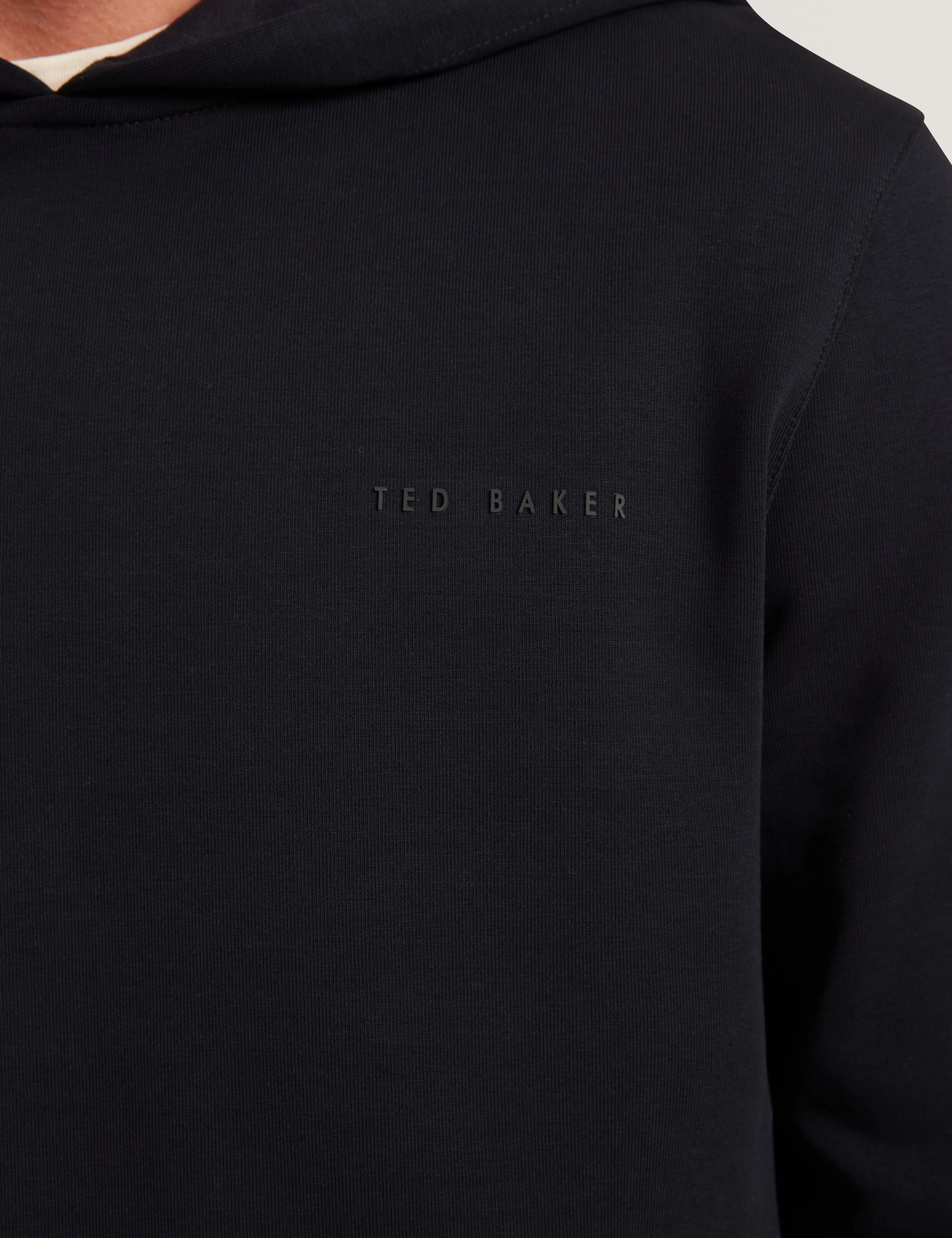 Boids Branded Honeycomb Trim Hoodie Navy - Image 4