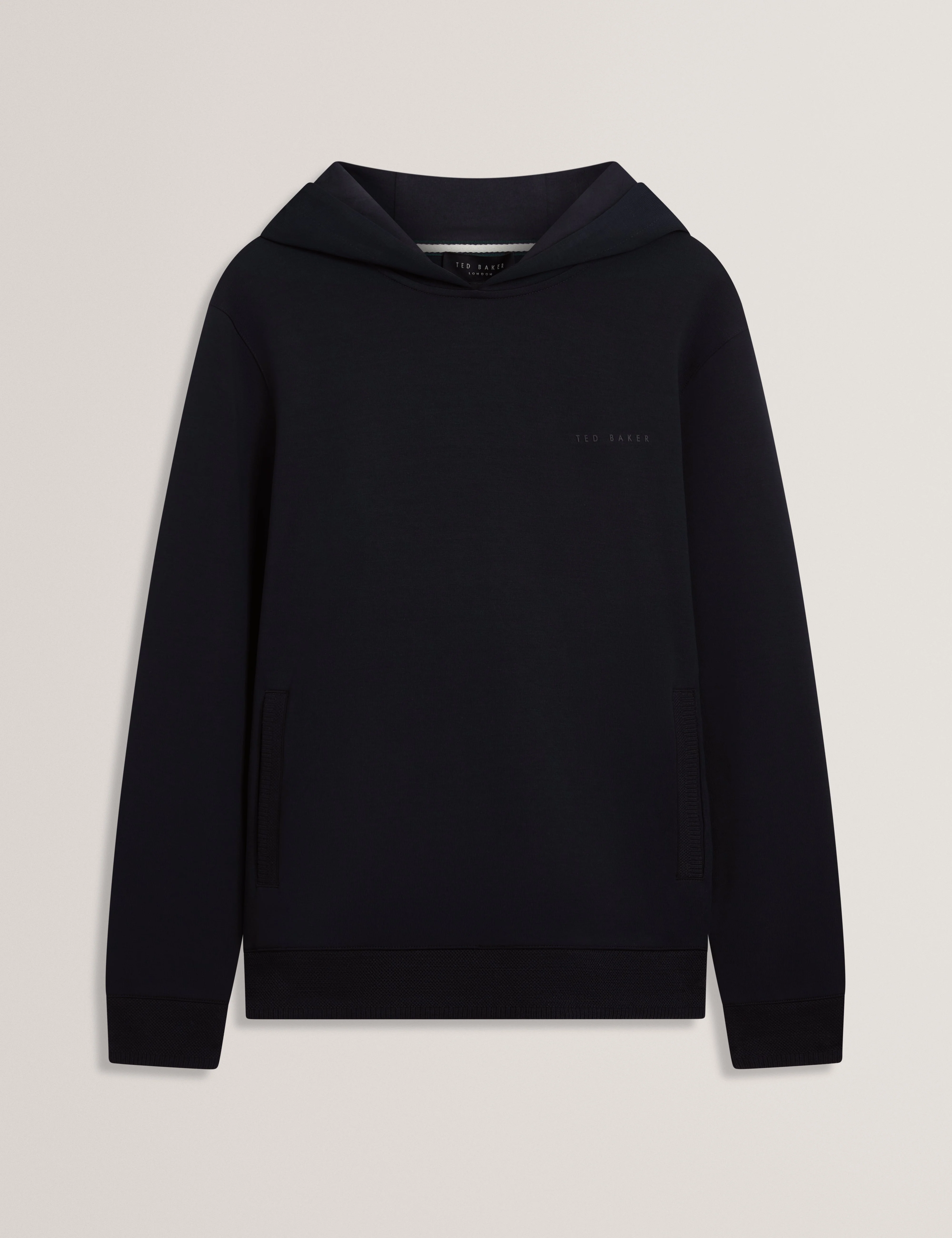 Boids Branded Honeycomb Trim Hoodie Navy - Image 7