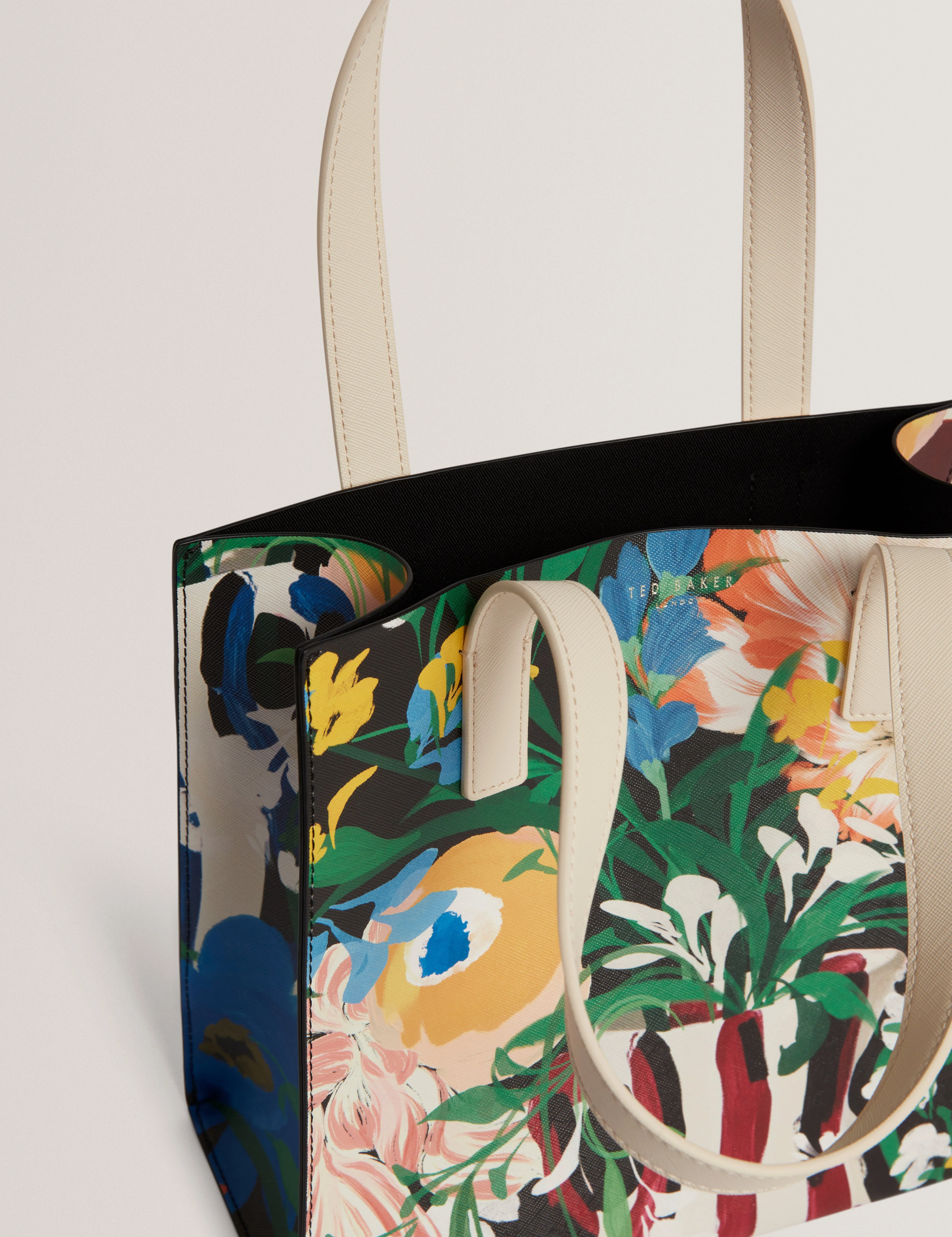 Bouconi Floral Bouquet Printed Small Icon Bag Multicol - Image 5