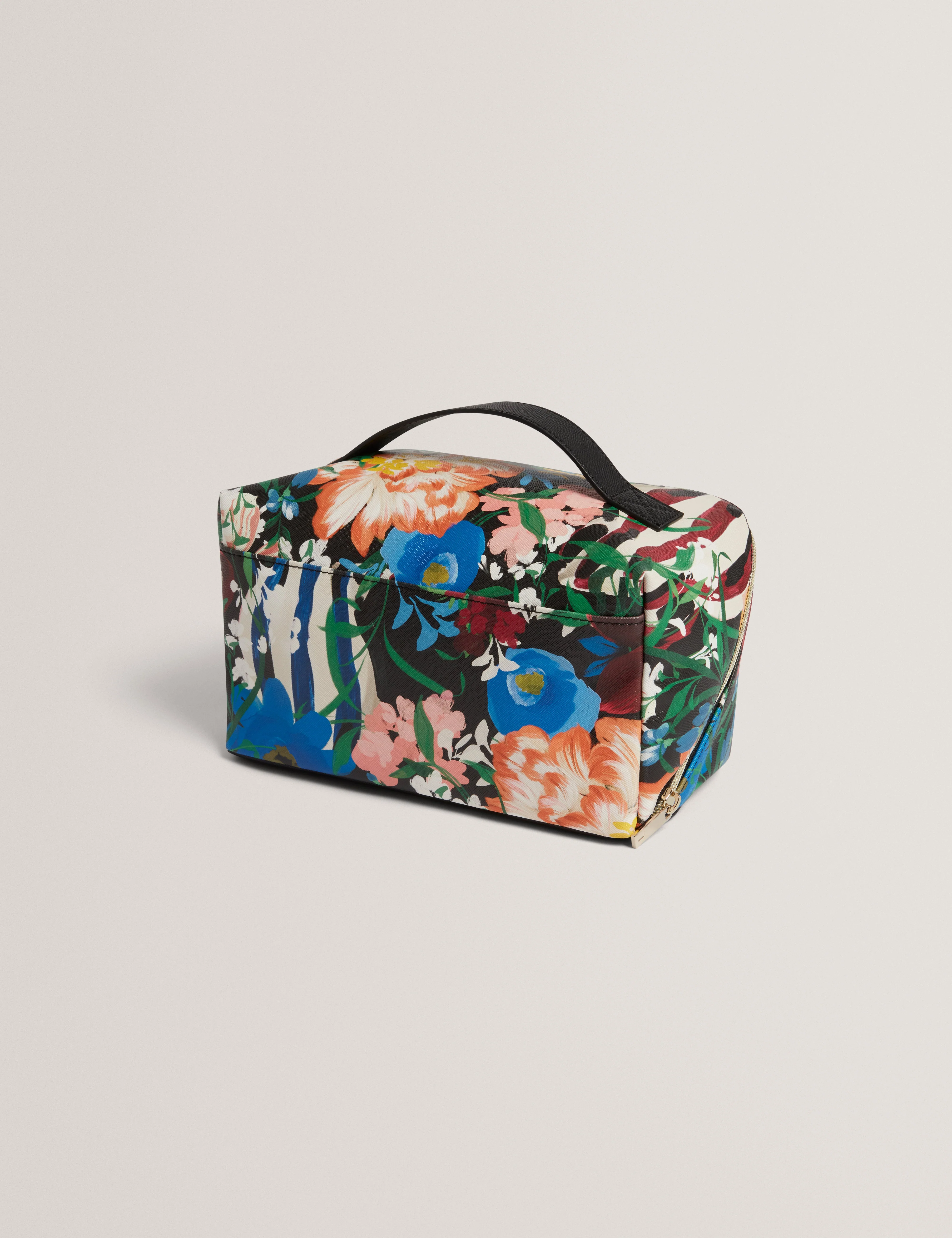 Bousina Bouquet Printed Zipped Washbag Multicol - Image 3