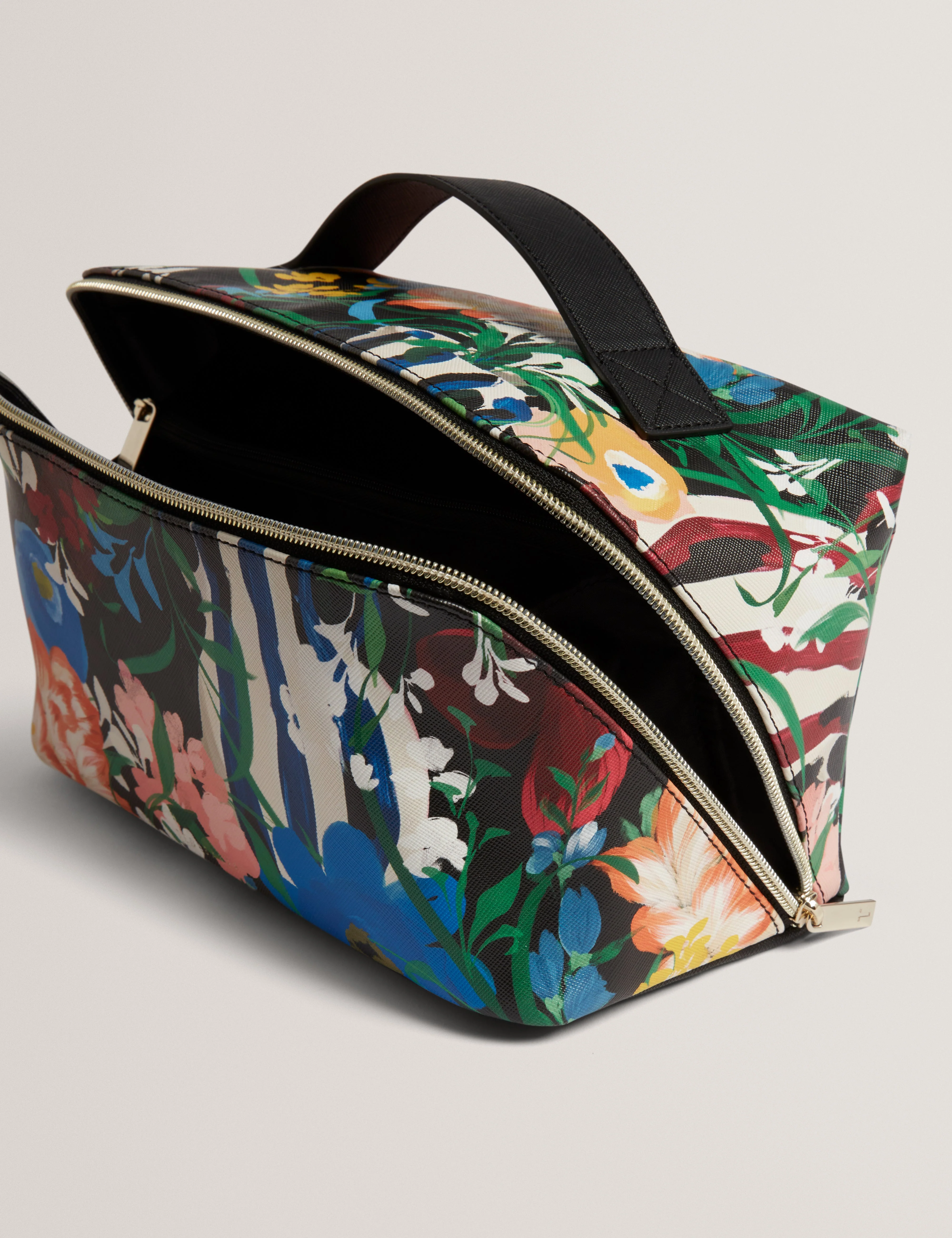 Bousina Bouquet Printed Zipped Washbag Multicol - Image 4
