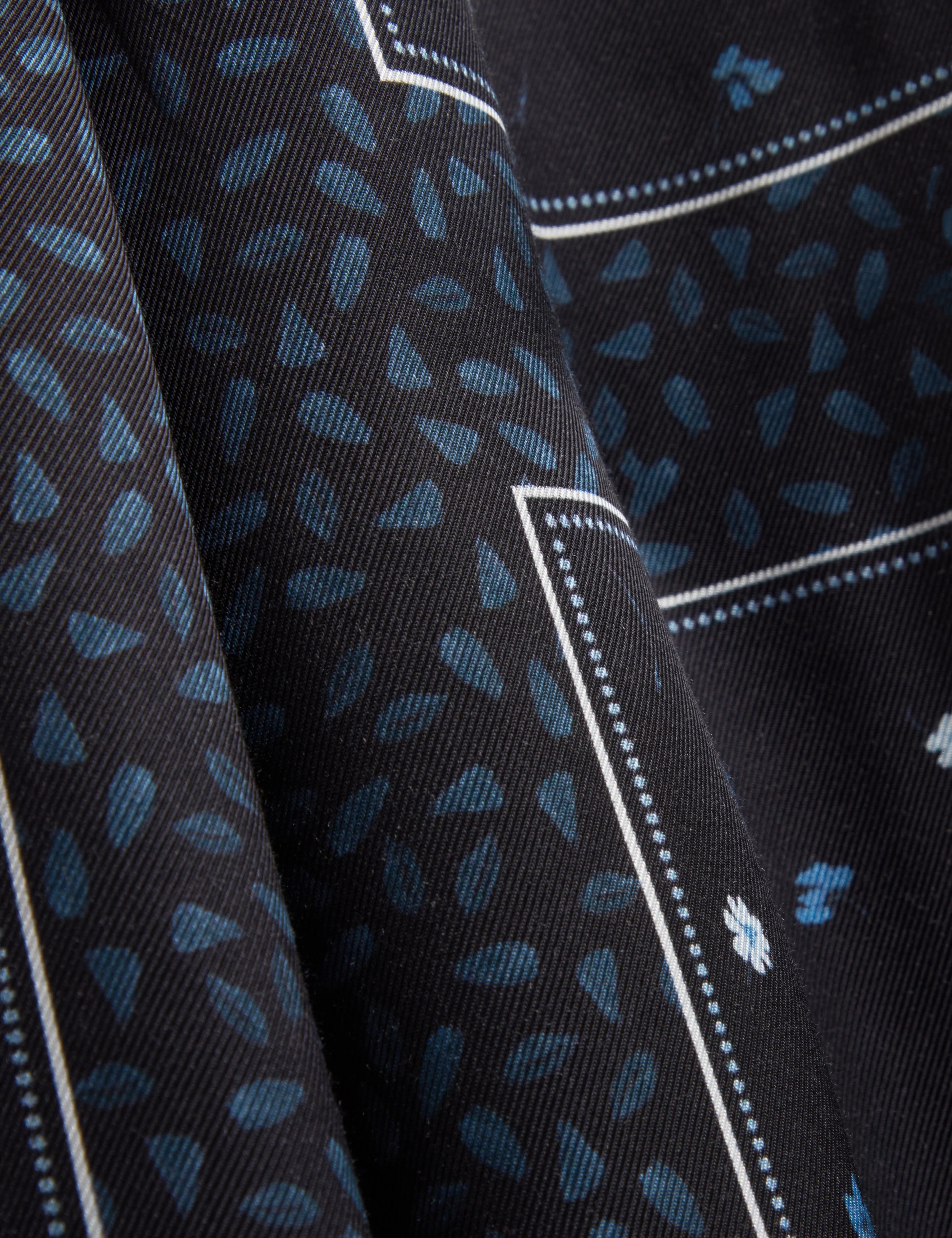 Brani Printed Wide Leg Trouser Black - Image 7
