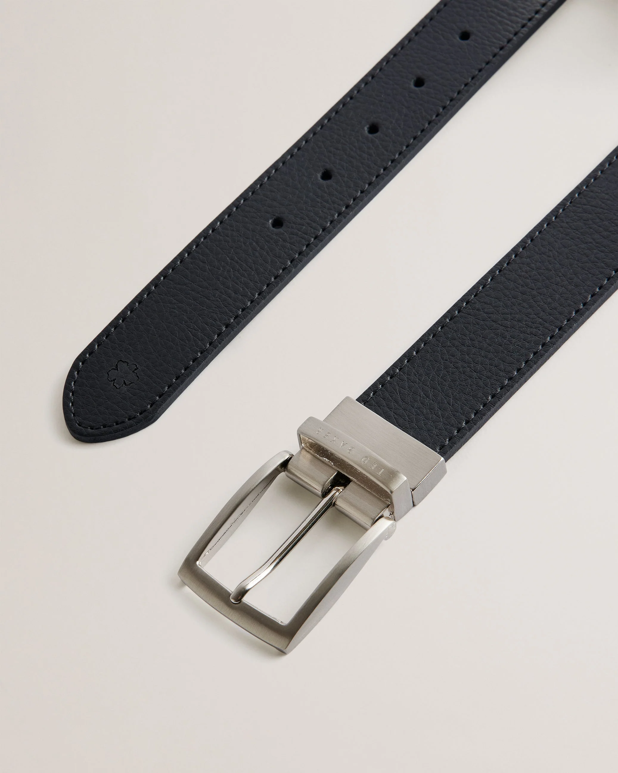 Breemer Reversible Leather Belt Black - Image 3