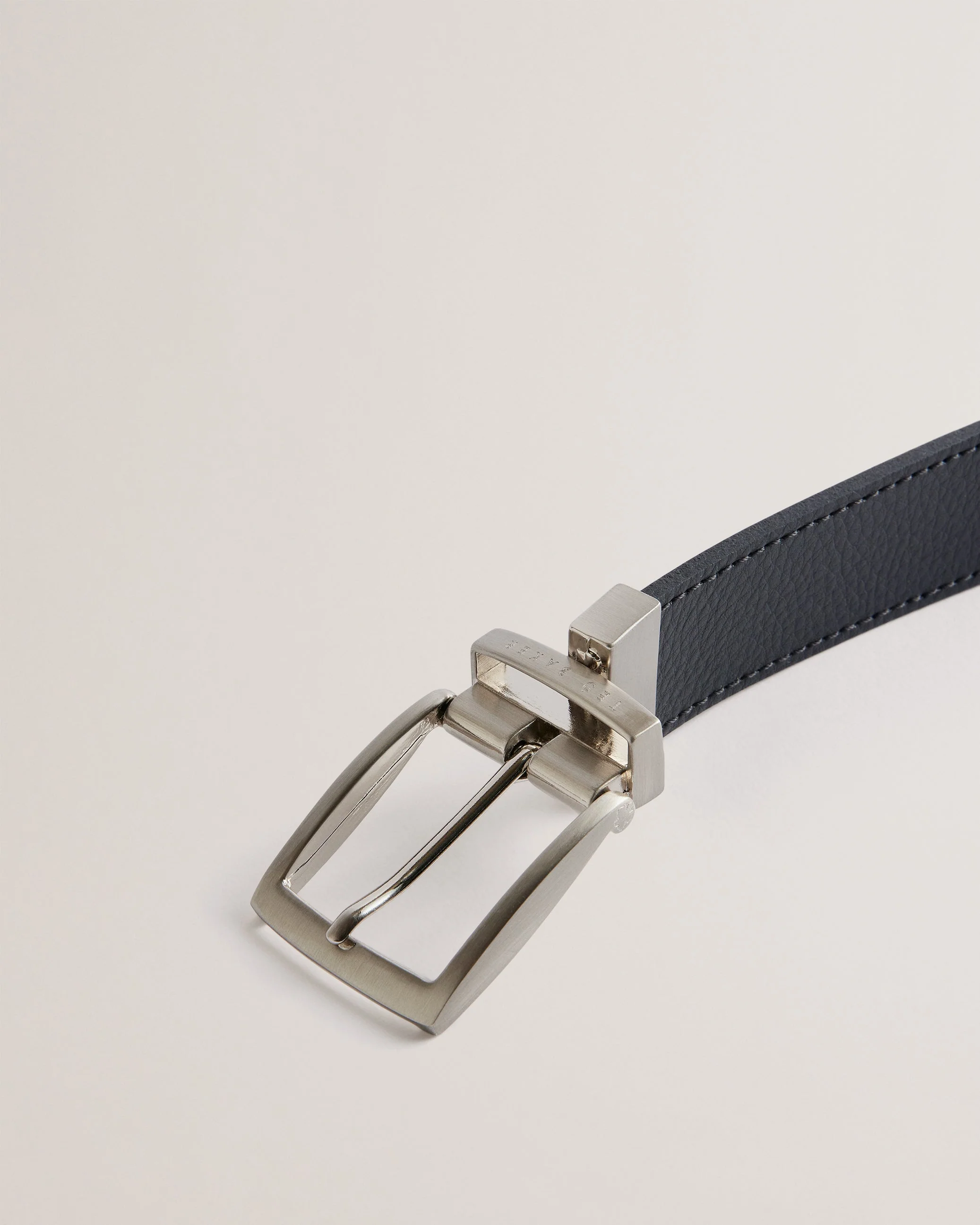 Breemer Reversible Leather Belt Black - Image 4