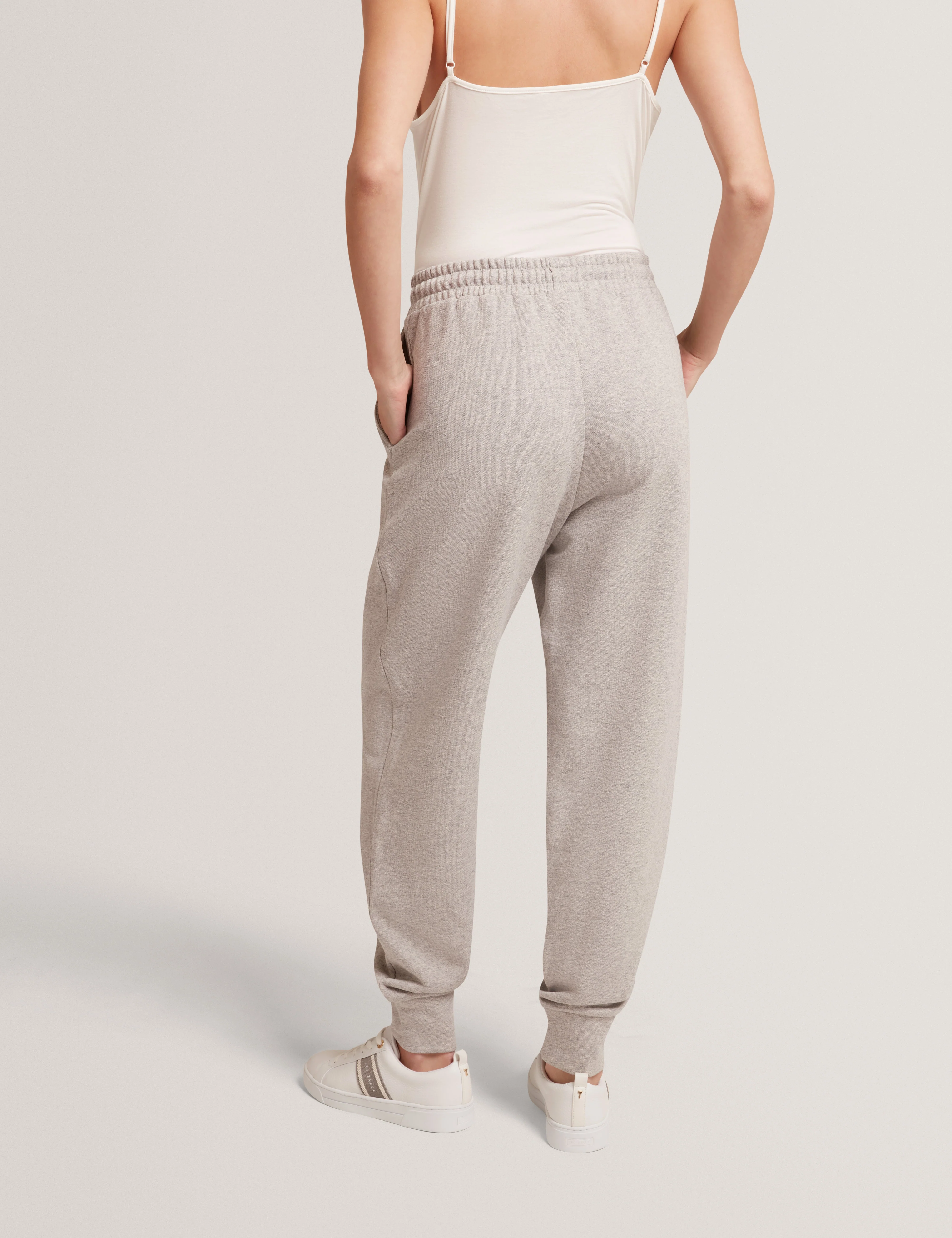 Calytri T Branded Barrel Leg Jogger Grey - Image 5