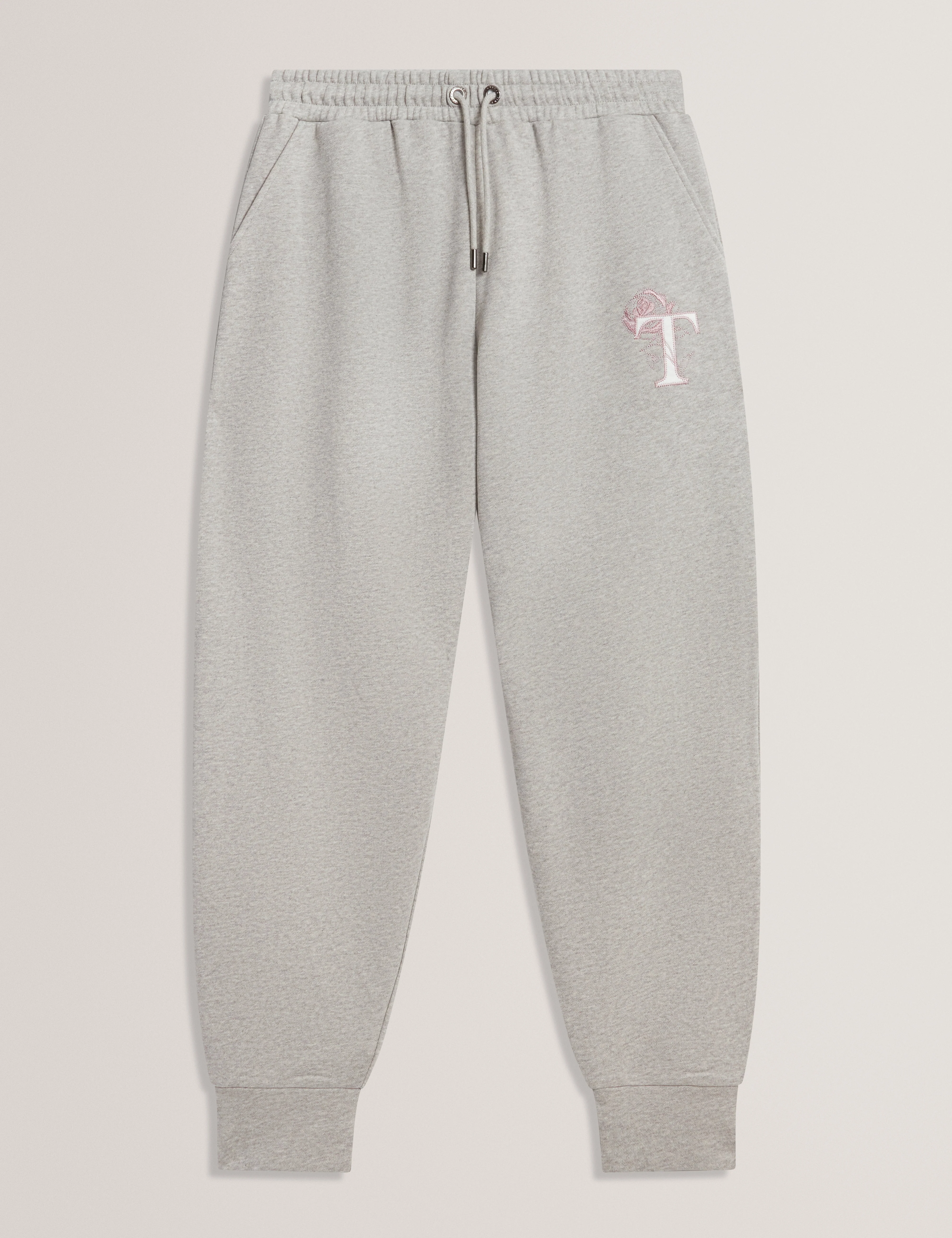 Calytri T Branded Barrel Leg Jogger Grey - Image 7