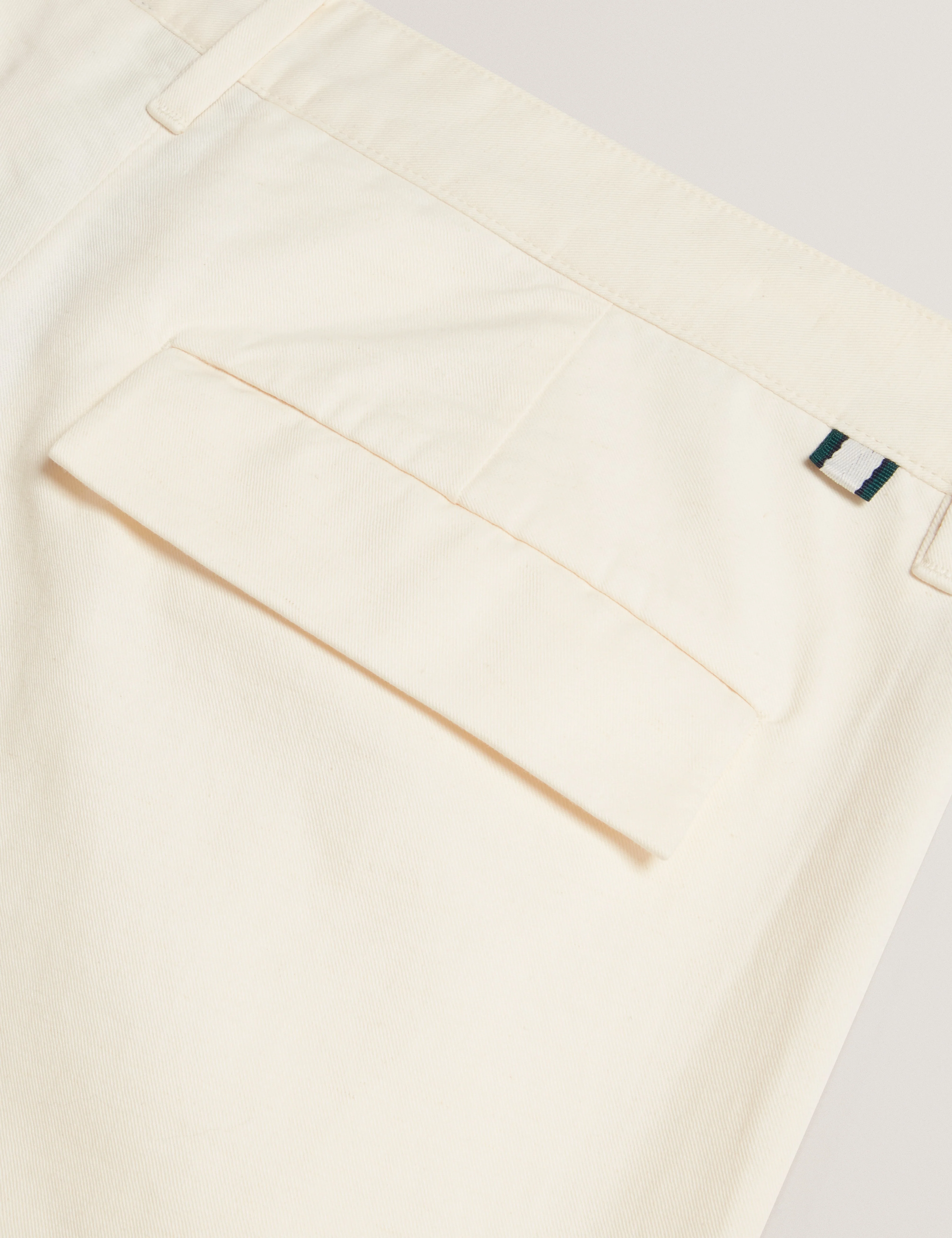 Ciandra Straight Garment Dye Trouser Taupe - Image 2