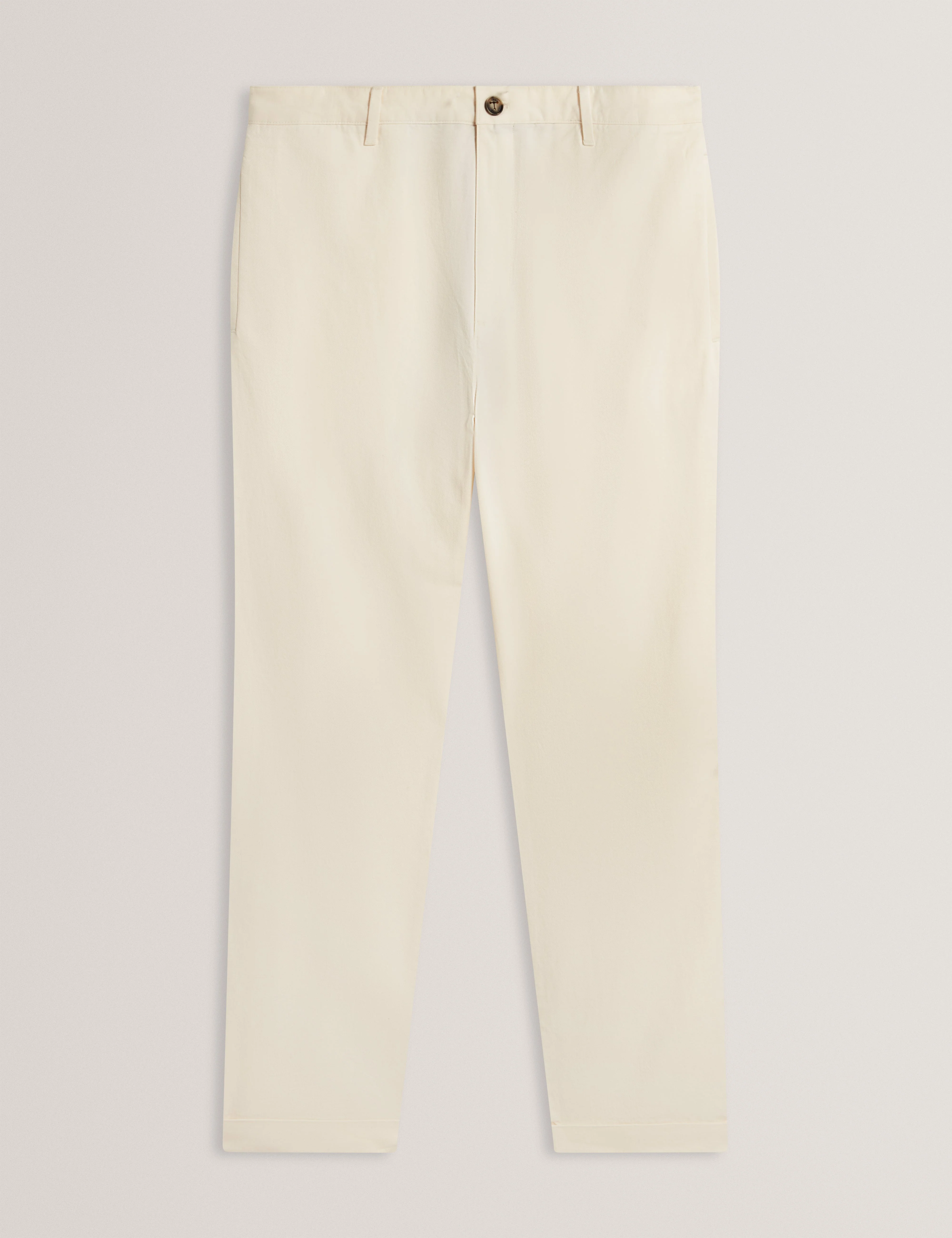 Ciandra Straight Garment Dye Trouser Taupe - Image 8
