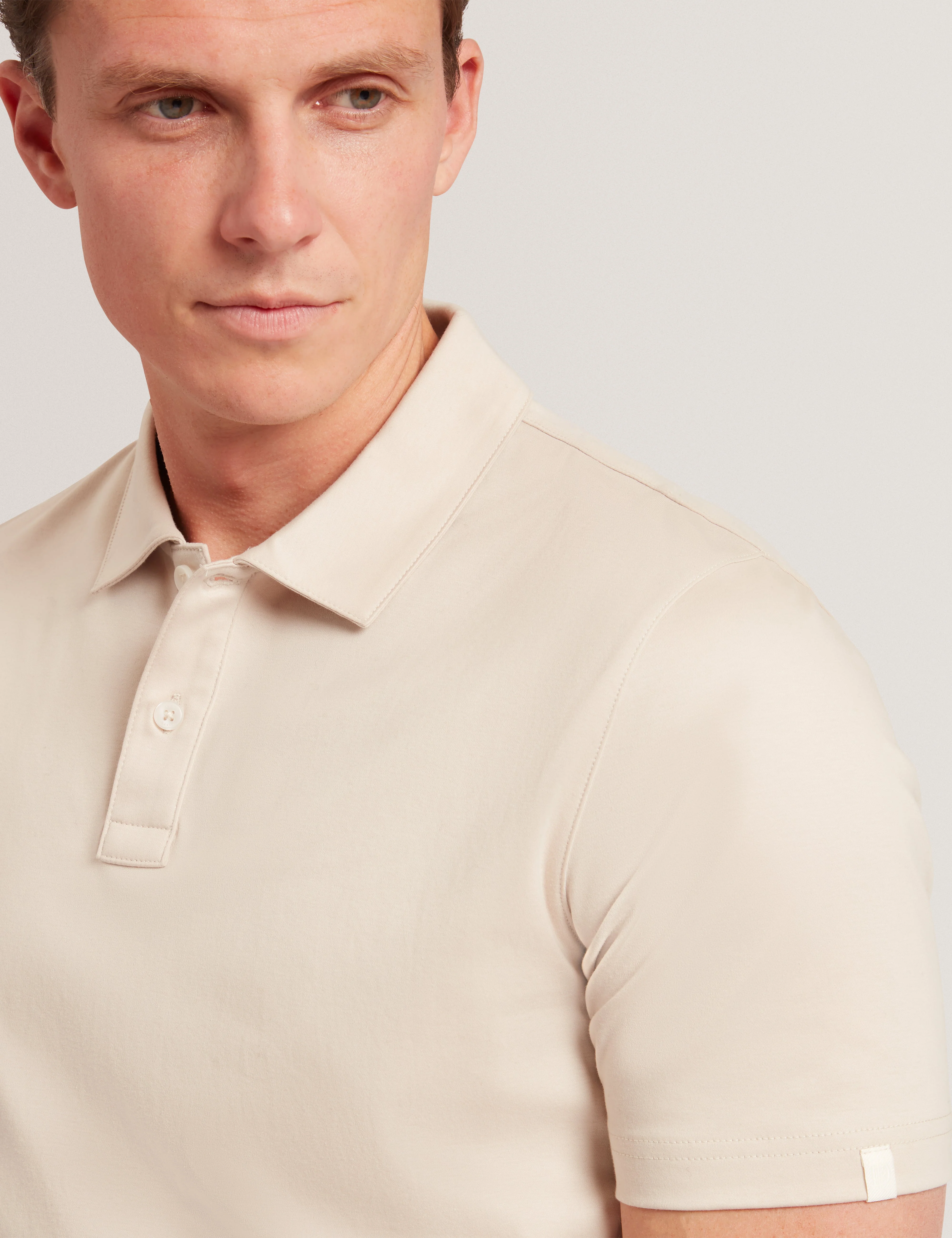 Connall Ss Regular Soft Touch Polo Lt-Grey - Image 4