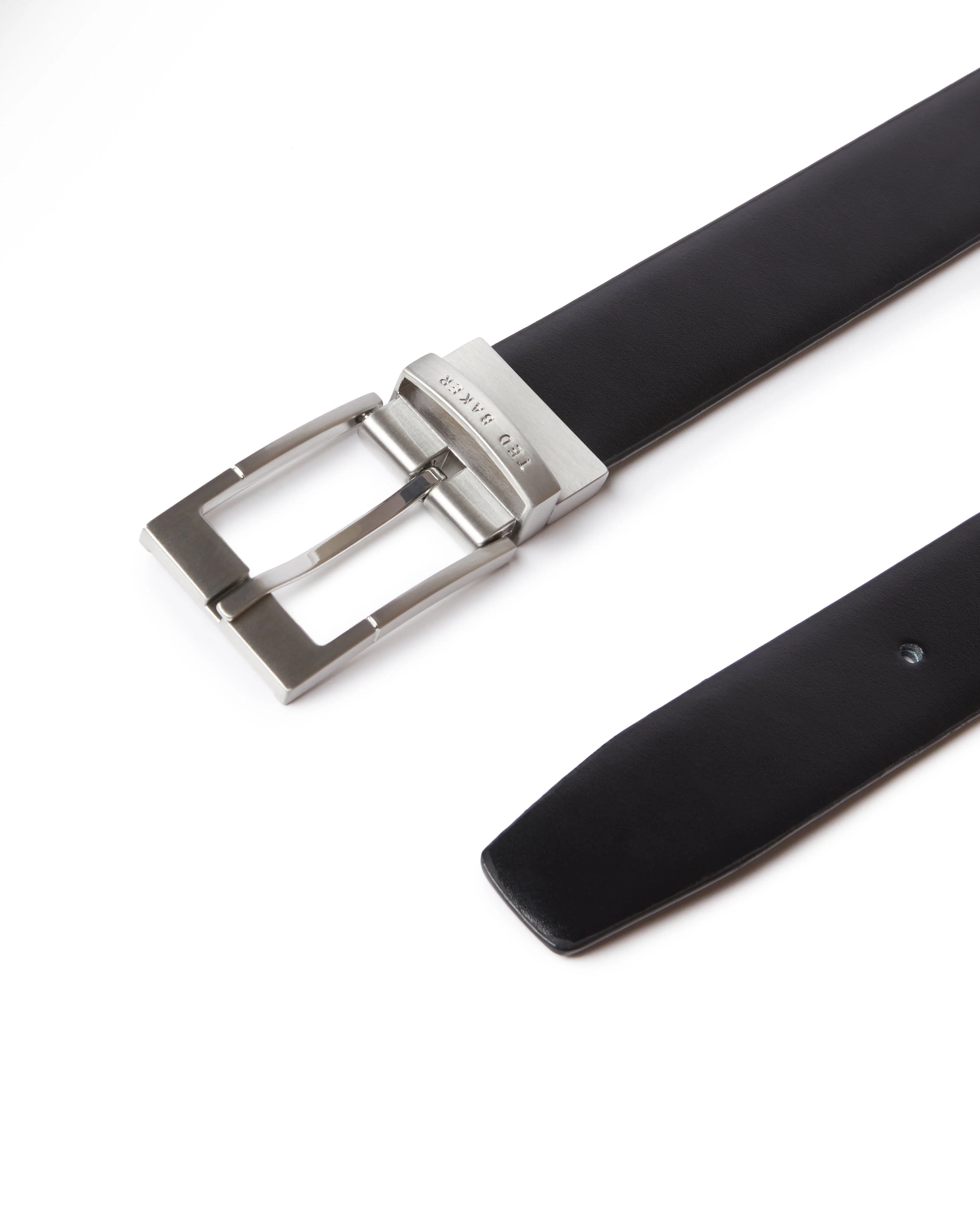 Connary Reversible Leather Belt Black - Image 3