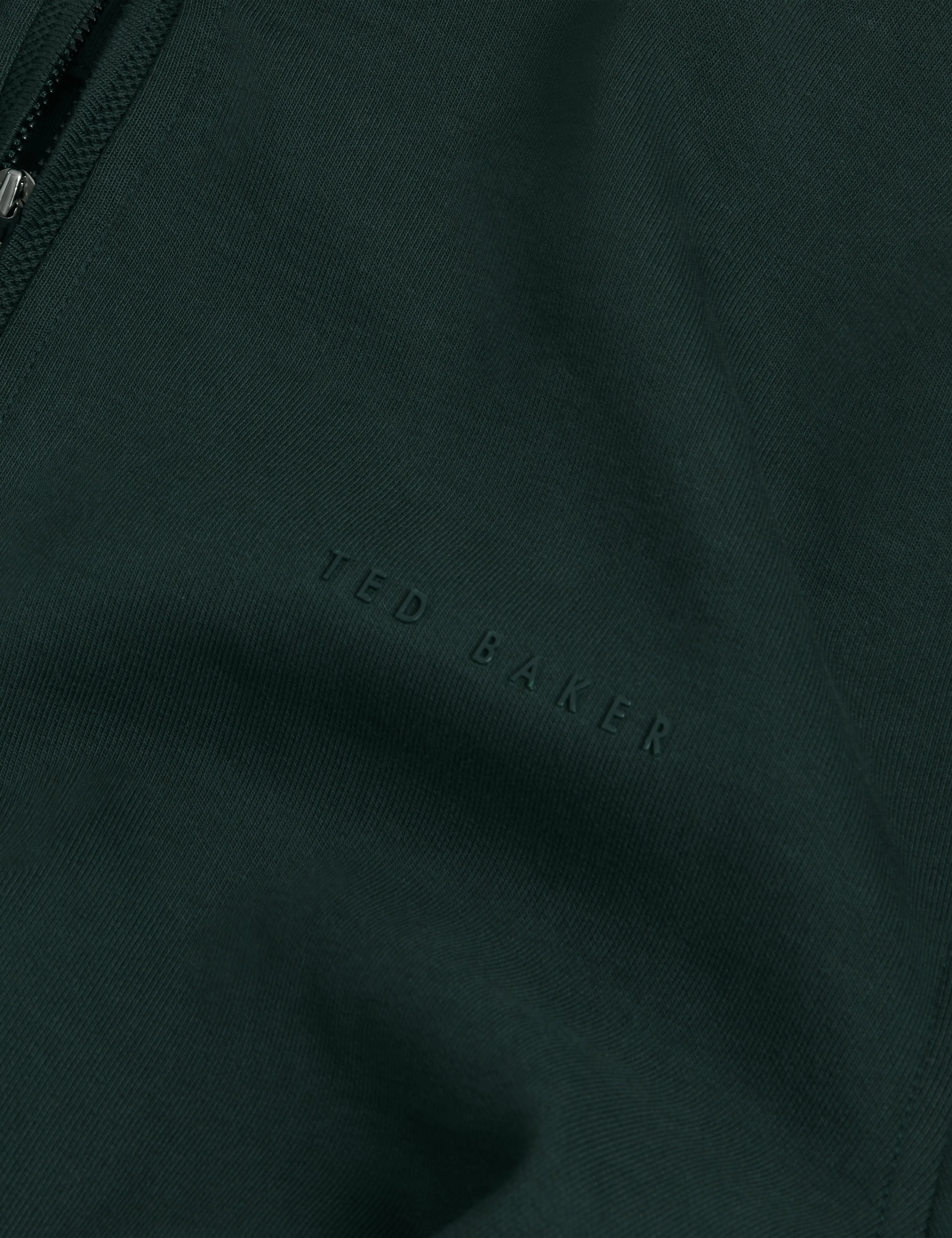 Crabtre Branded Honeycomb Trim Half Zip Dk-Green - Image 3