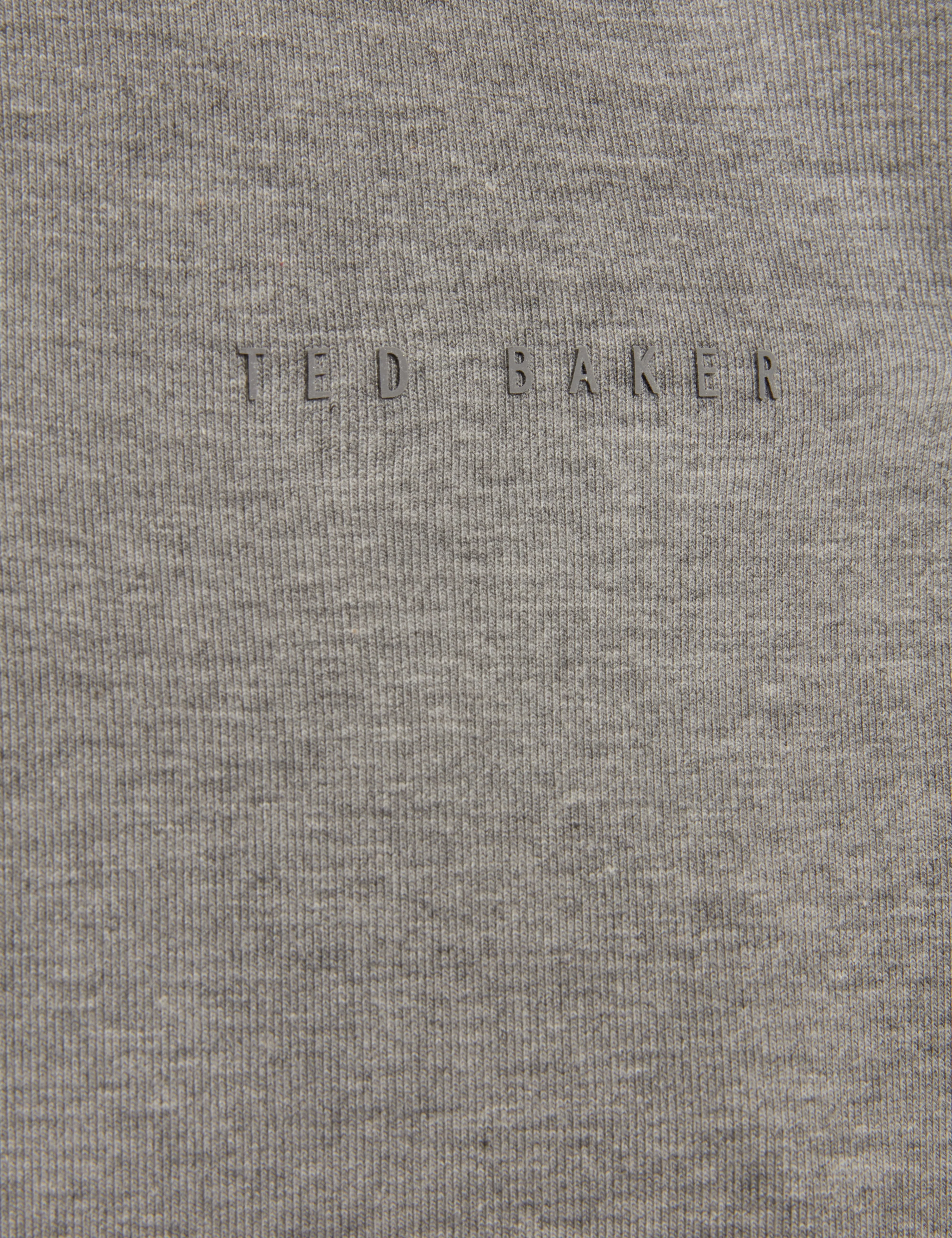 Crabtre Branded Honeycomb Trim Half Zip Mid-Grey - Image 3