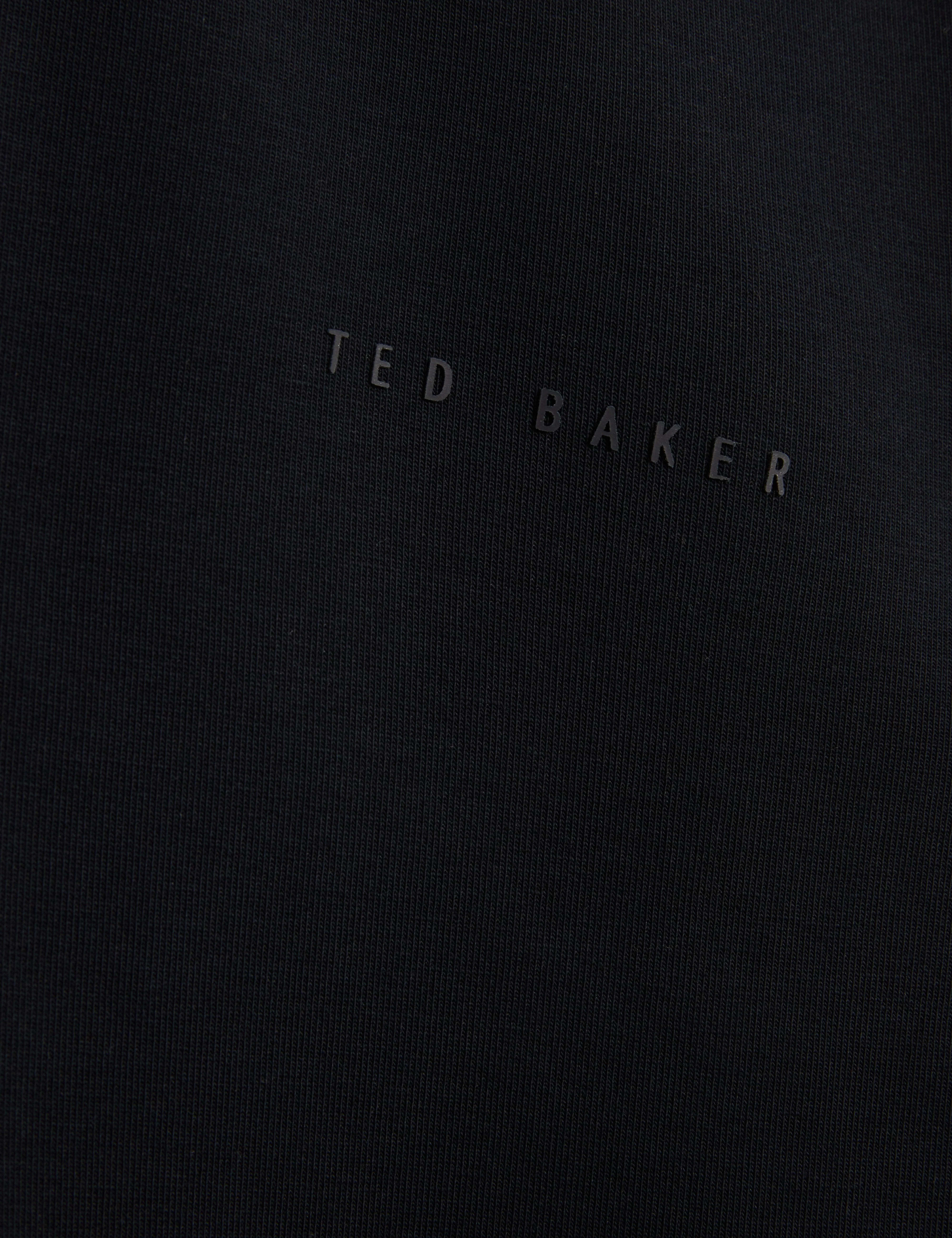 Crabtre Branded Honeycomb Trim Half Zip Navy - Image 3