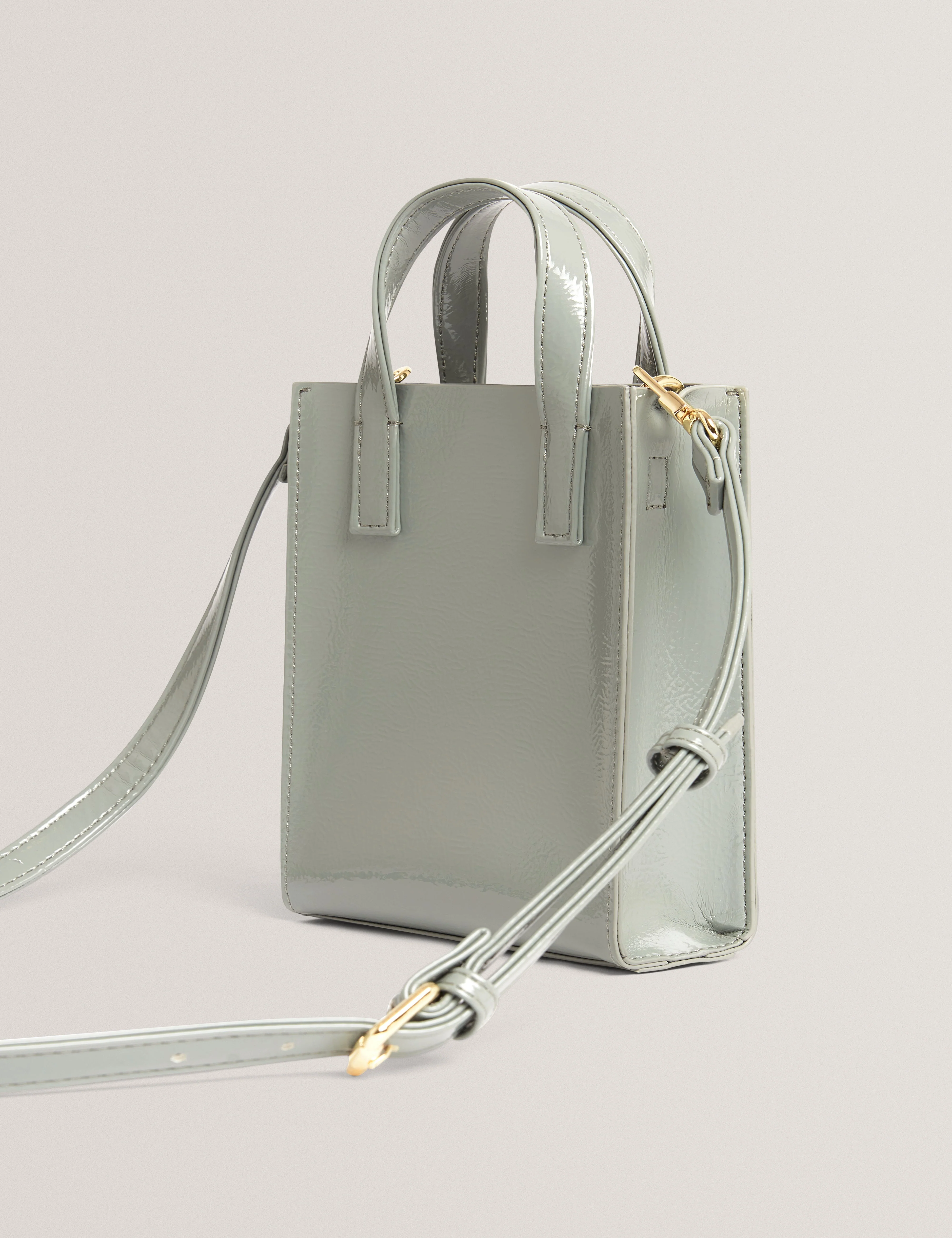 Crinkll Mini Crinkle Icon Bag Grey - Image 4