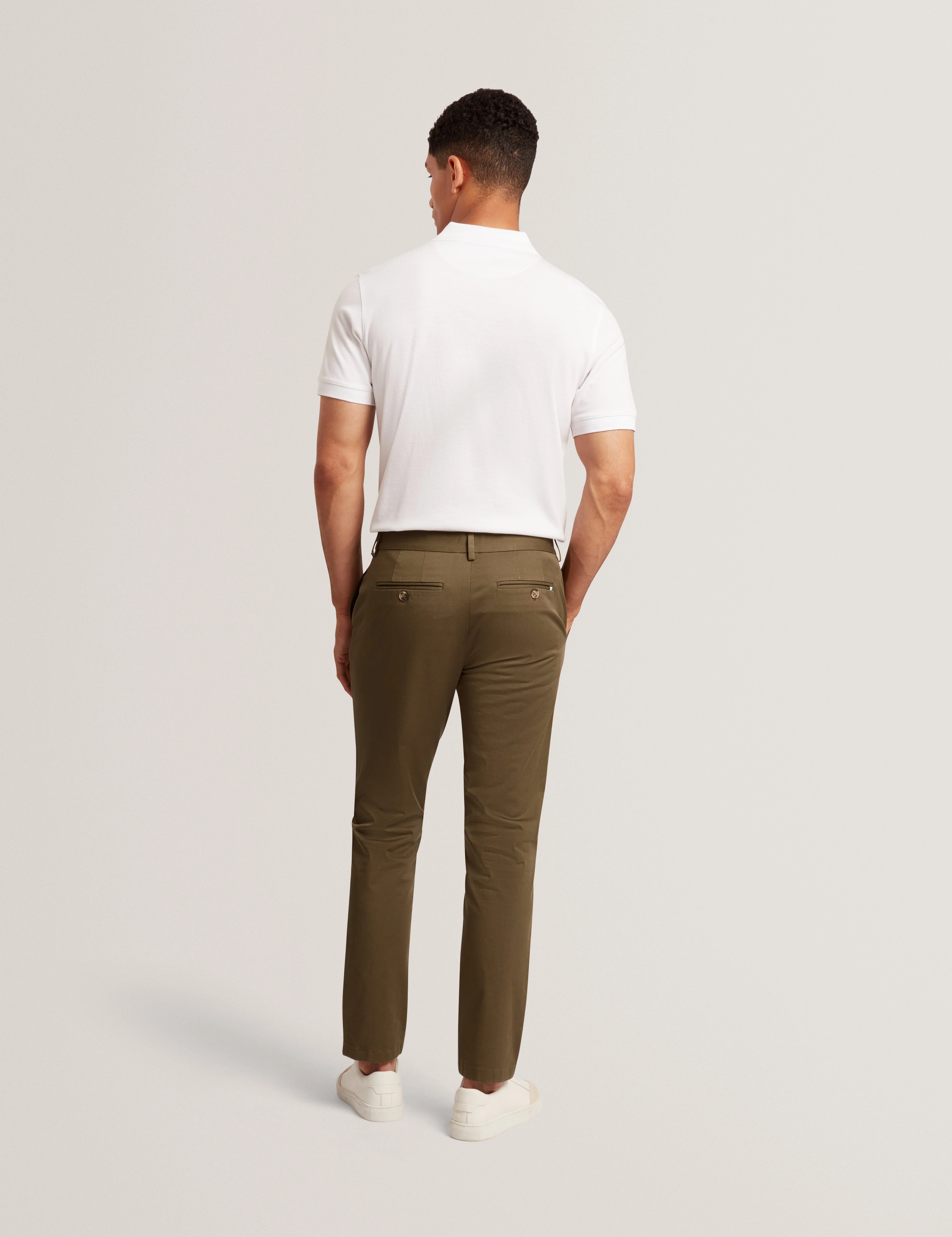 Cyrile Branded Honeycomb Trim Ss Polo White - Image 4