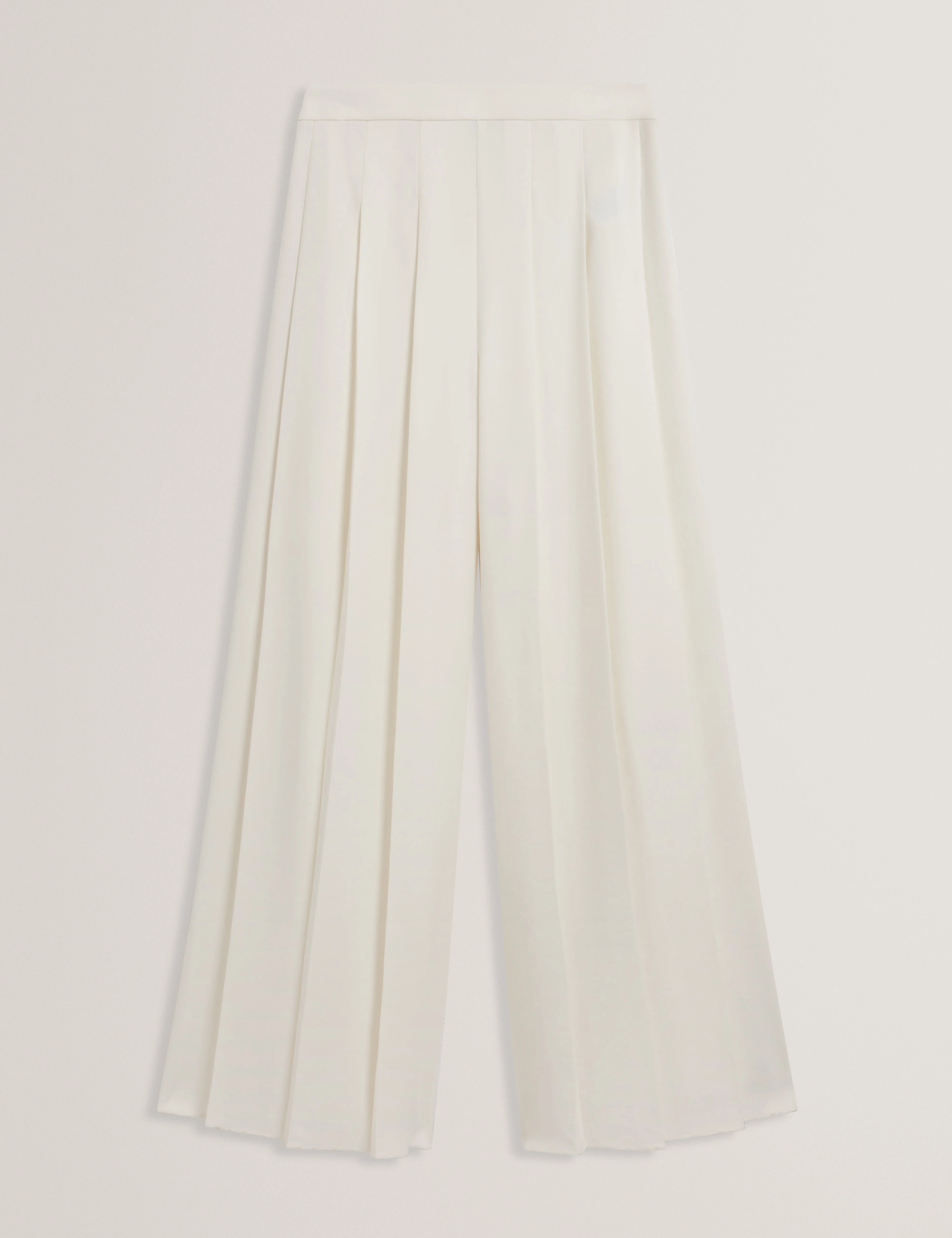 Duuva Box Pleat Wide Leg Trouser Ivory - Image 8