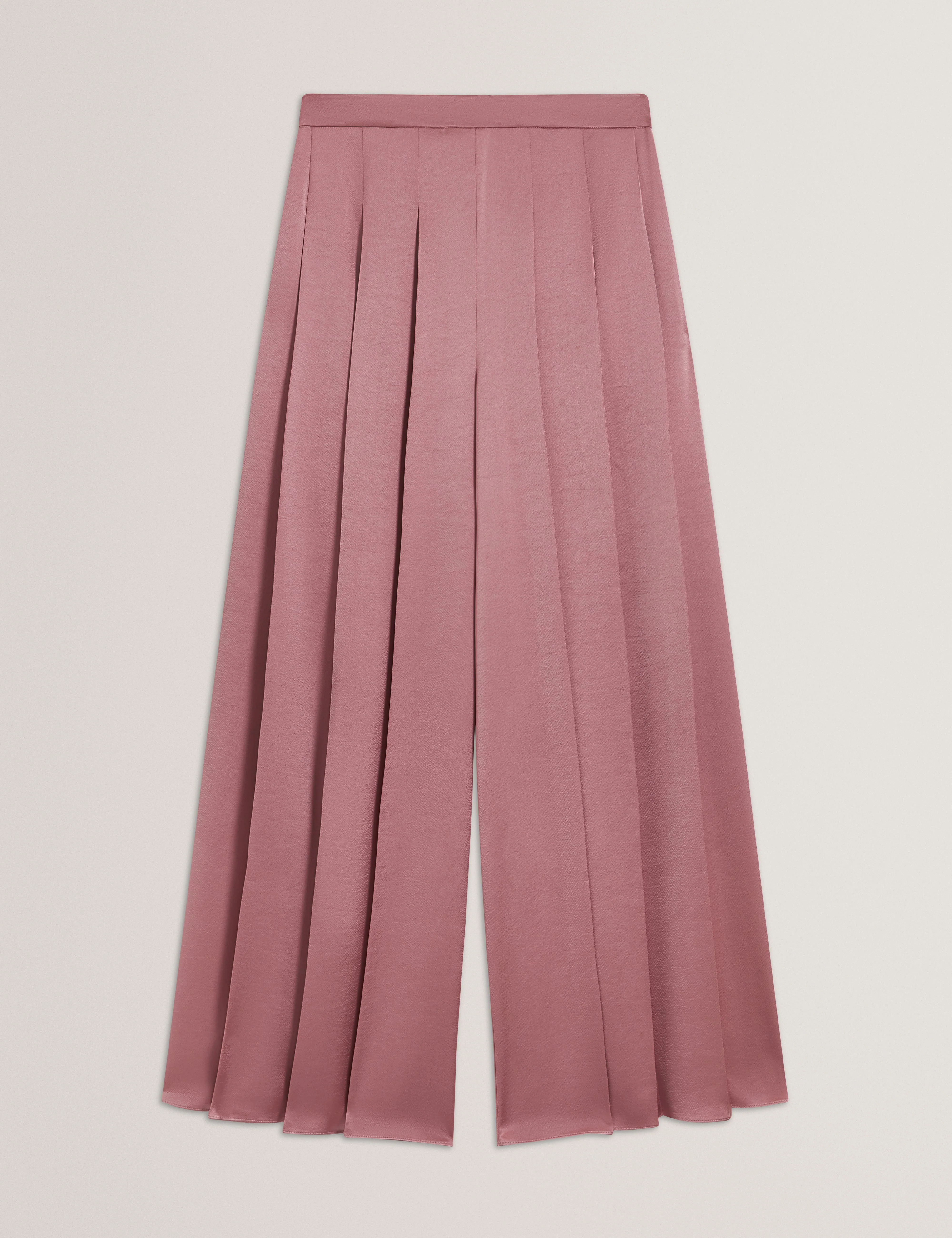 Duuva Box Pleat Wide Leg Trouser Mid-Pink - Image 7