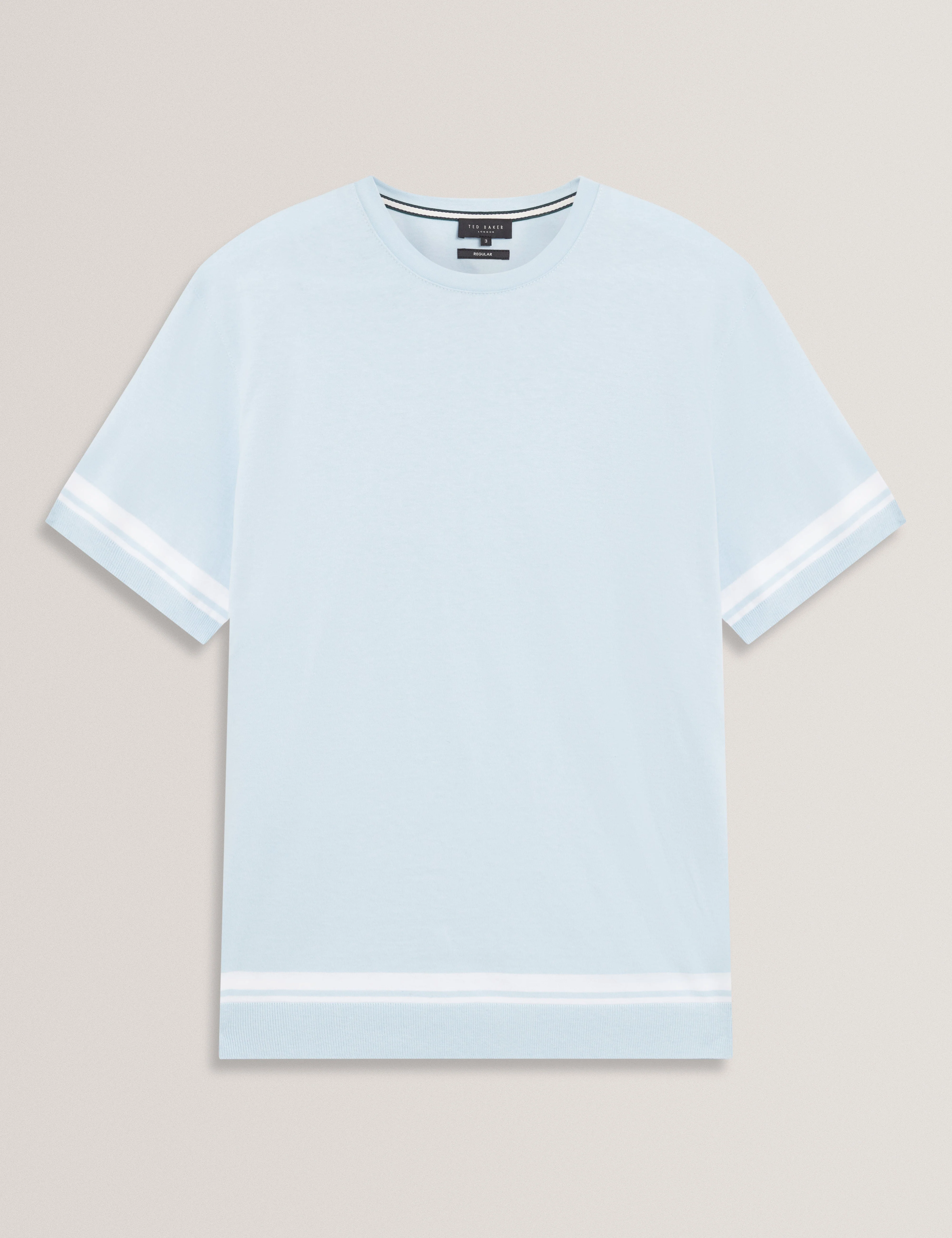 Eauts Short Sleeve Ribstart T-Shirt Pl-Blue - Image 8