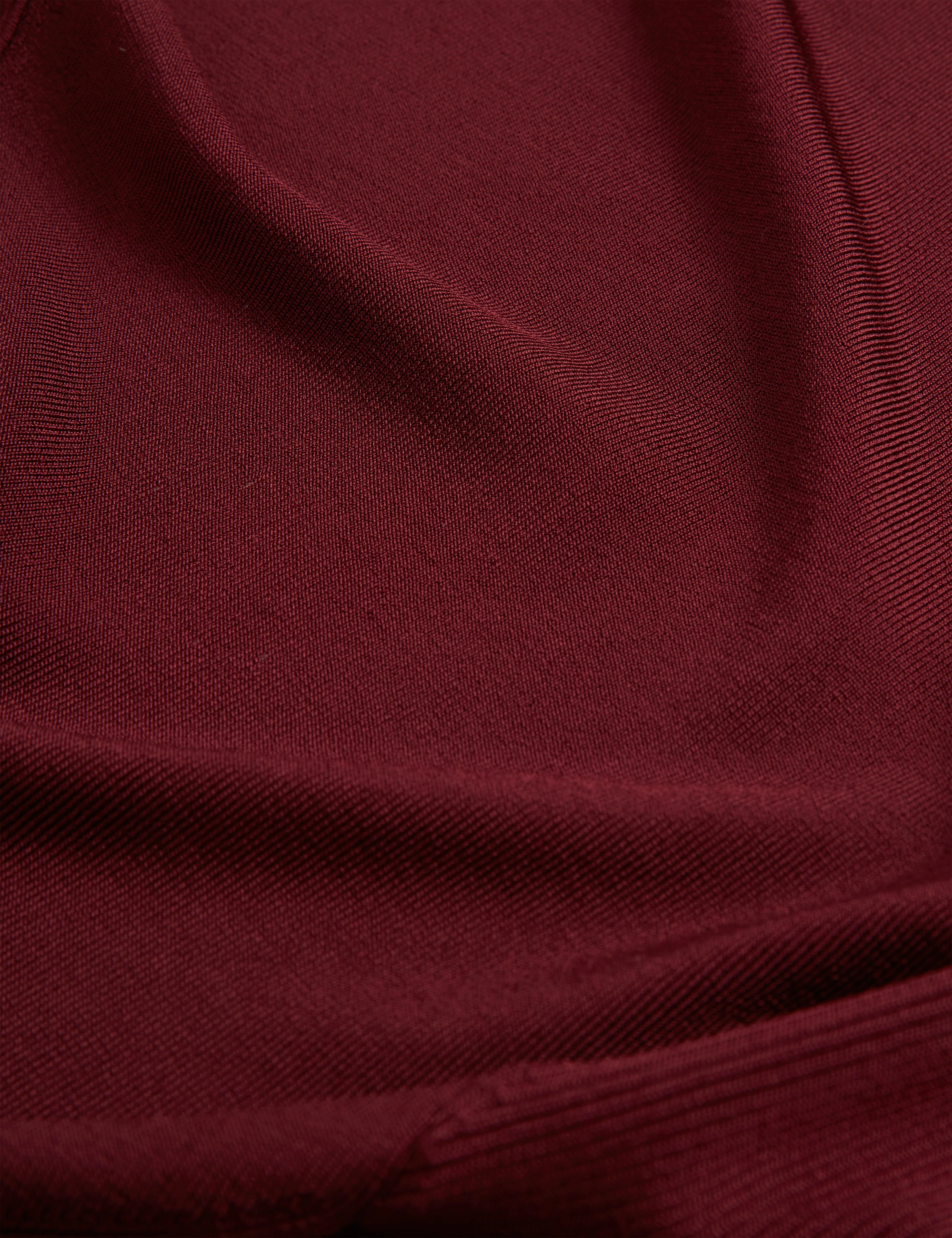 Elliyy Waterfall Front Cardigan Maroon - Image 3