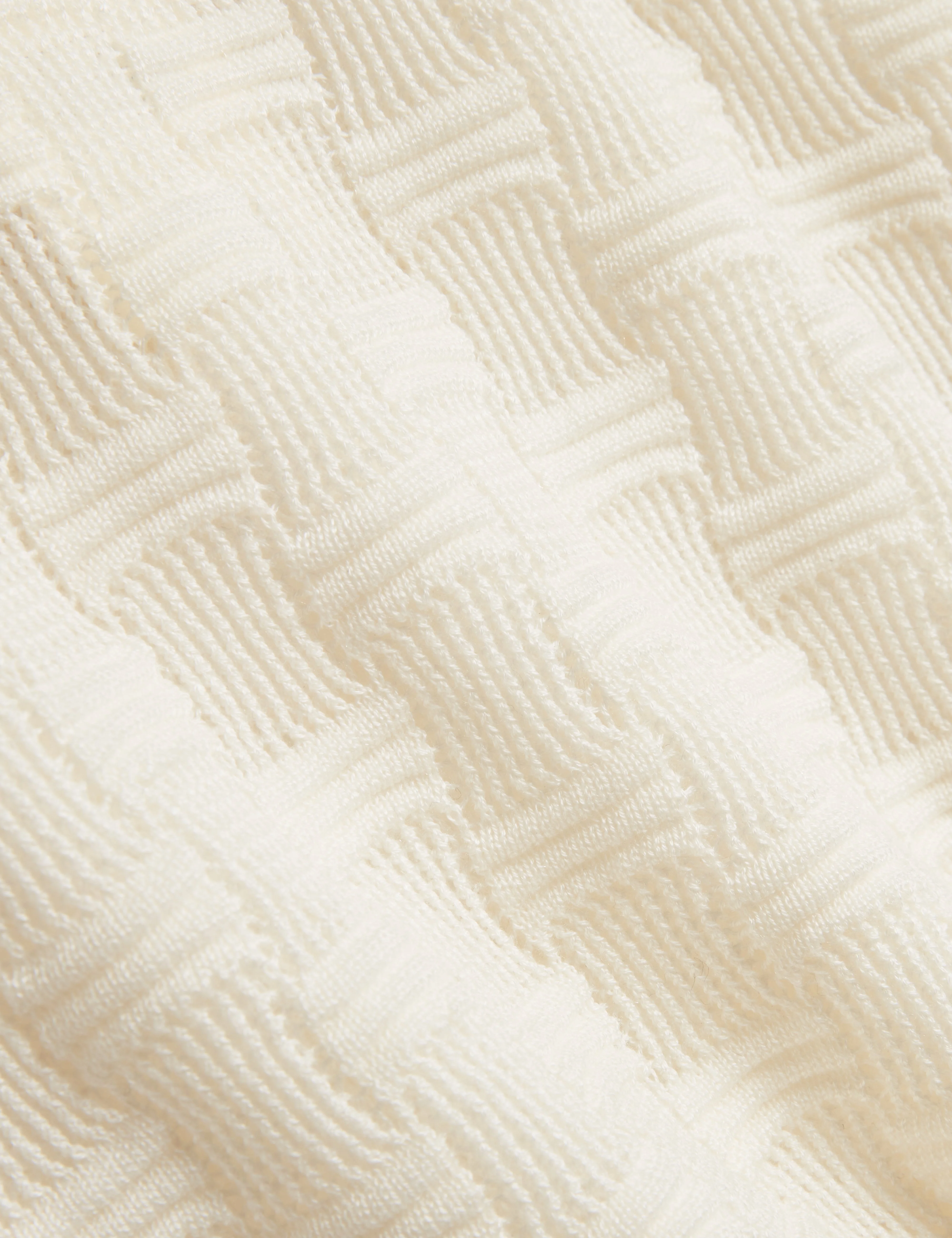 Emeta Touch Of Silk Knitted Crew Neck Tee White - Image 6