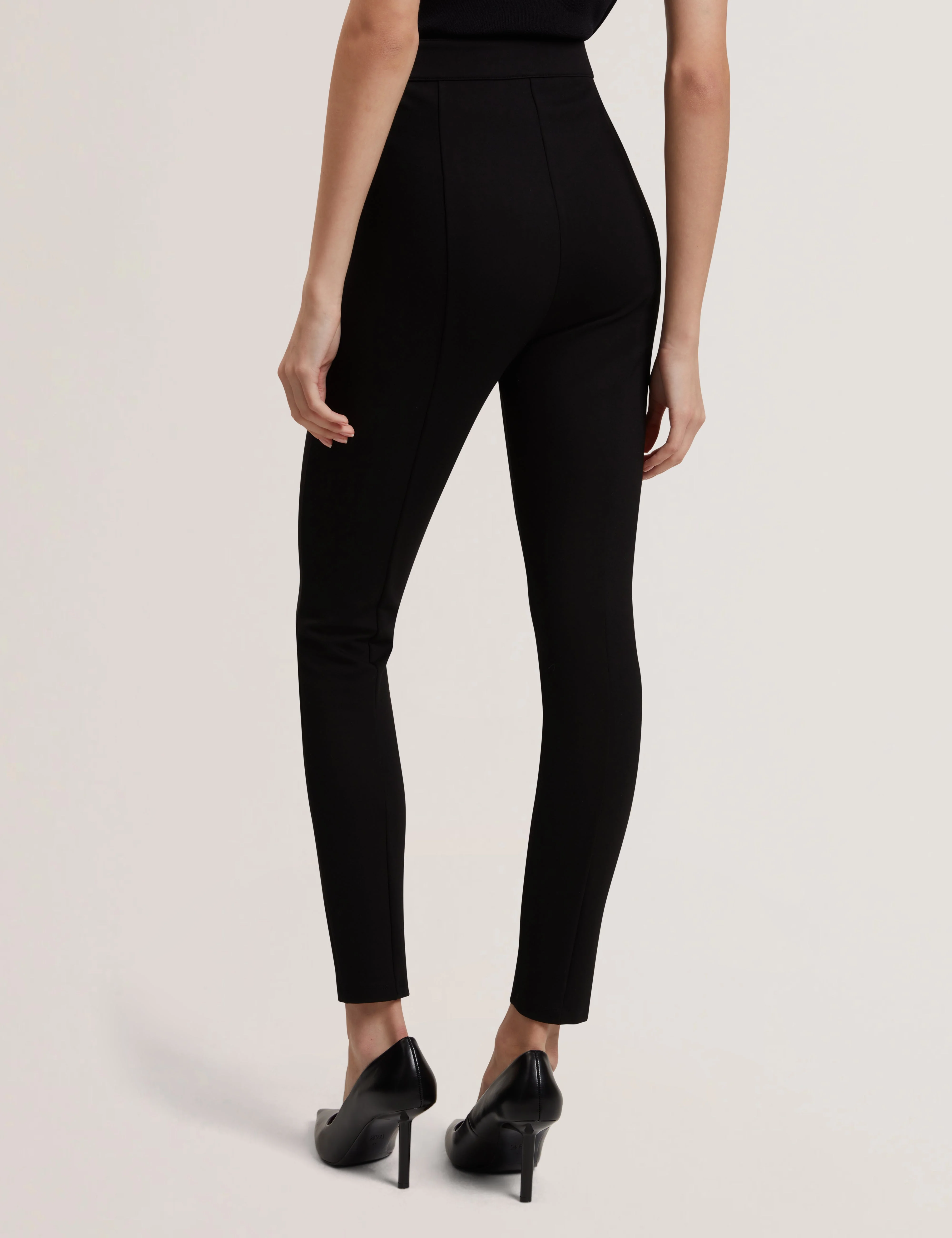 Felinda Fly Front Stretch Legging Black - Image 5