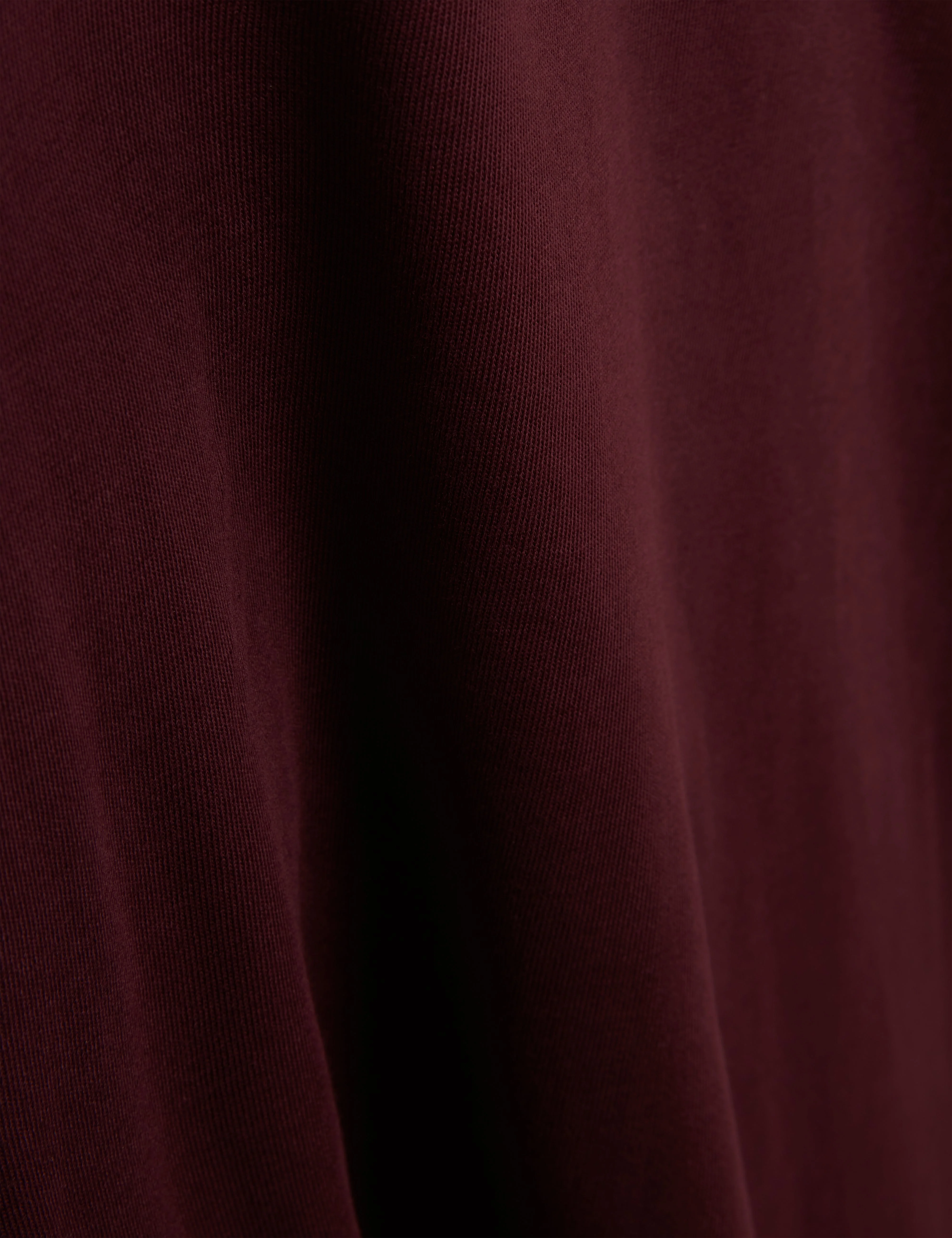 Fuusia Jersey Panelled Short Sleeve Midi Dress Oxblood - Image 3