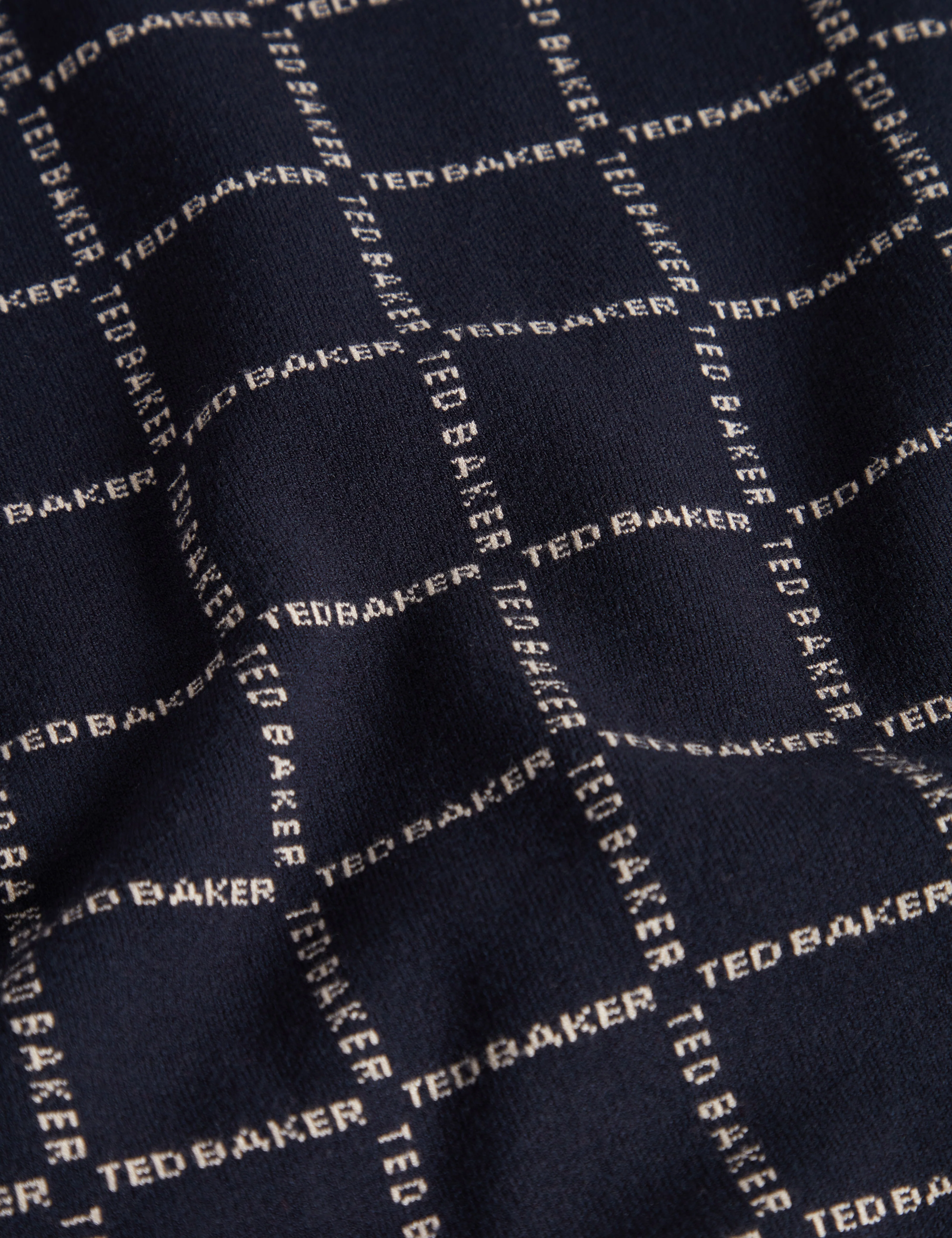 Harlens Short Sleeve Branded Check Polo Navy - Image 8