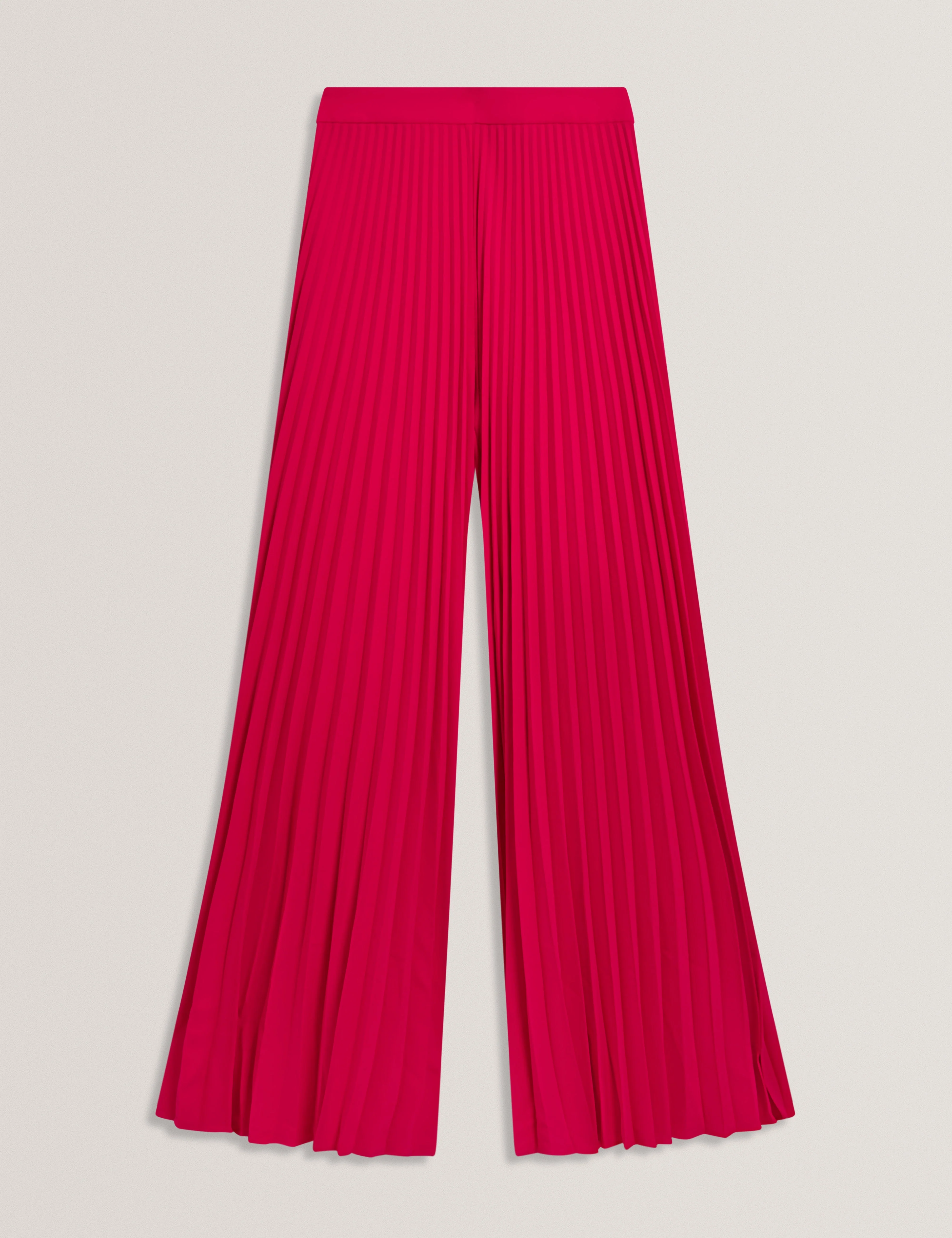 Haryx Pleated Wide Leg Crepe Trouser Fuchsia - Image 8