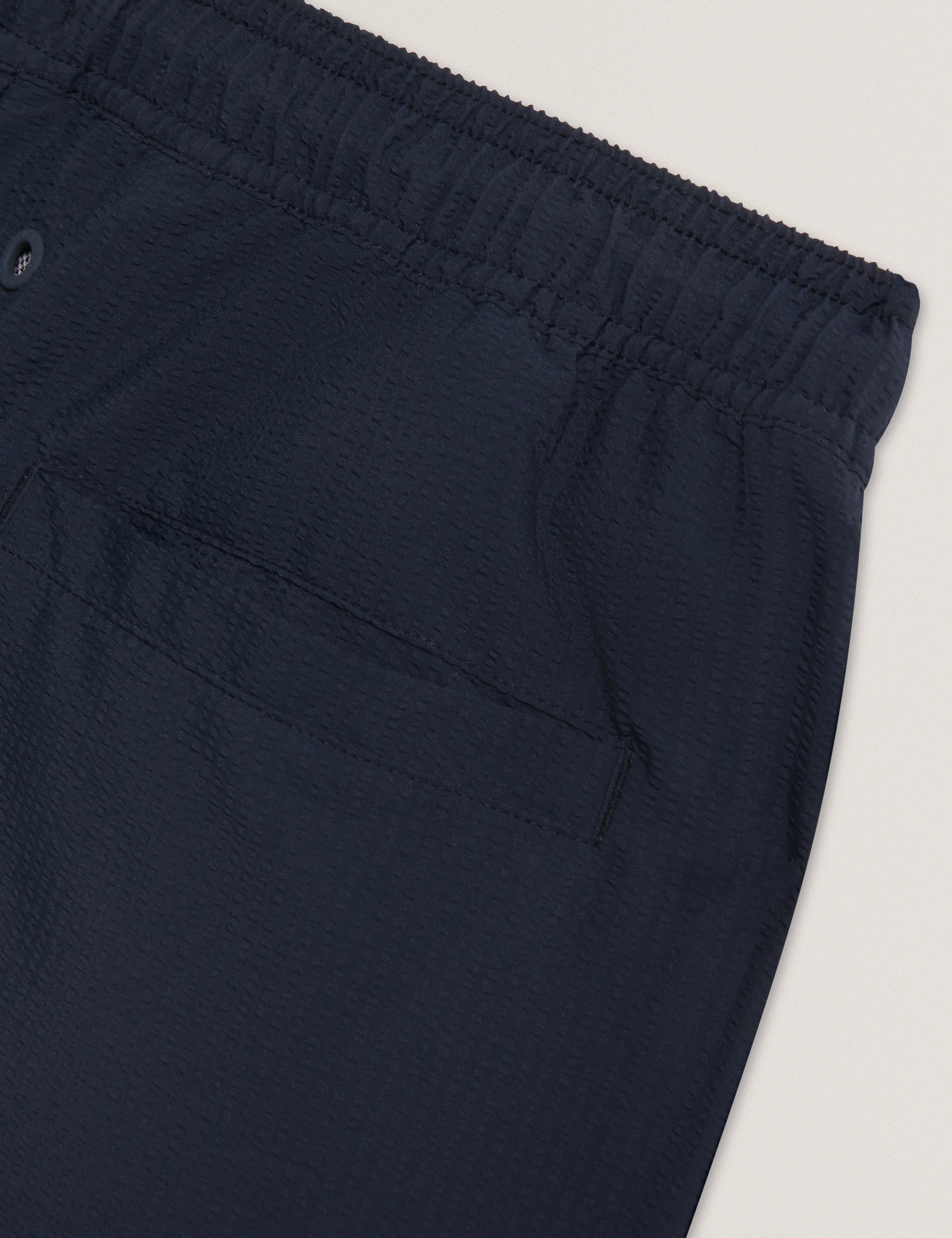Heffner Seersucker Swim Short Navy - Image 4