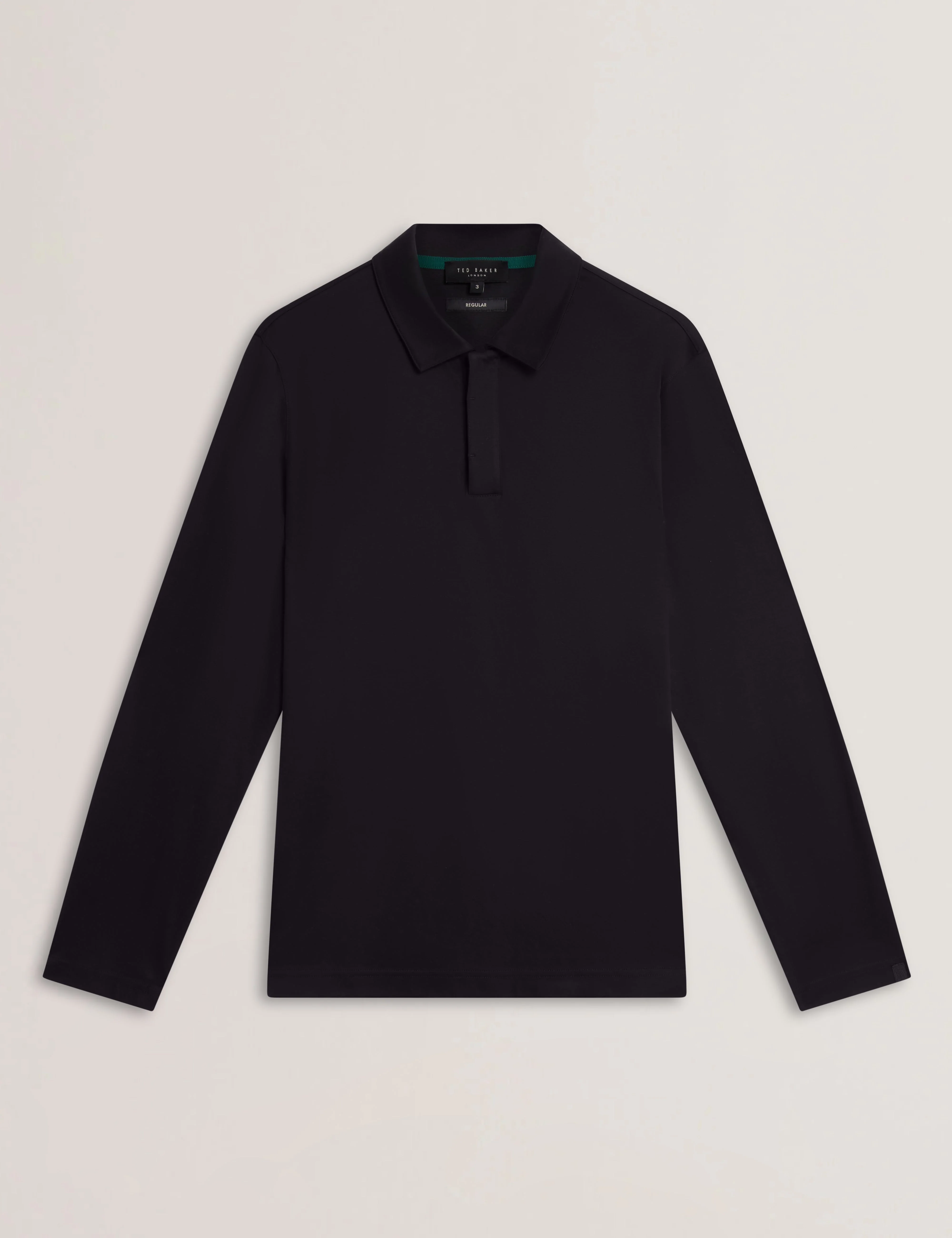 Ignac Ls Regular Soft Touch Polo Black - Image 7