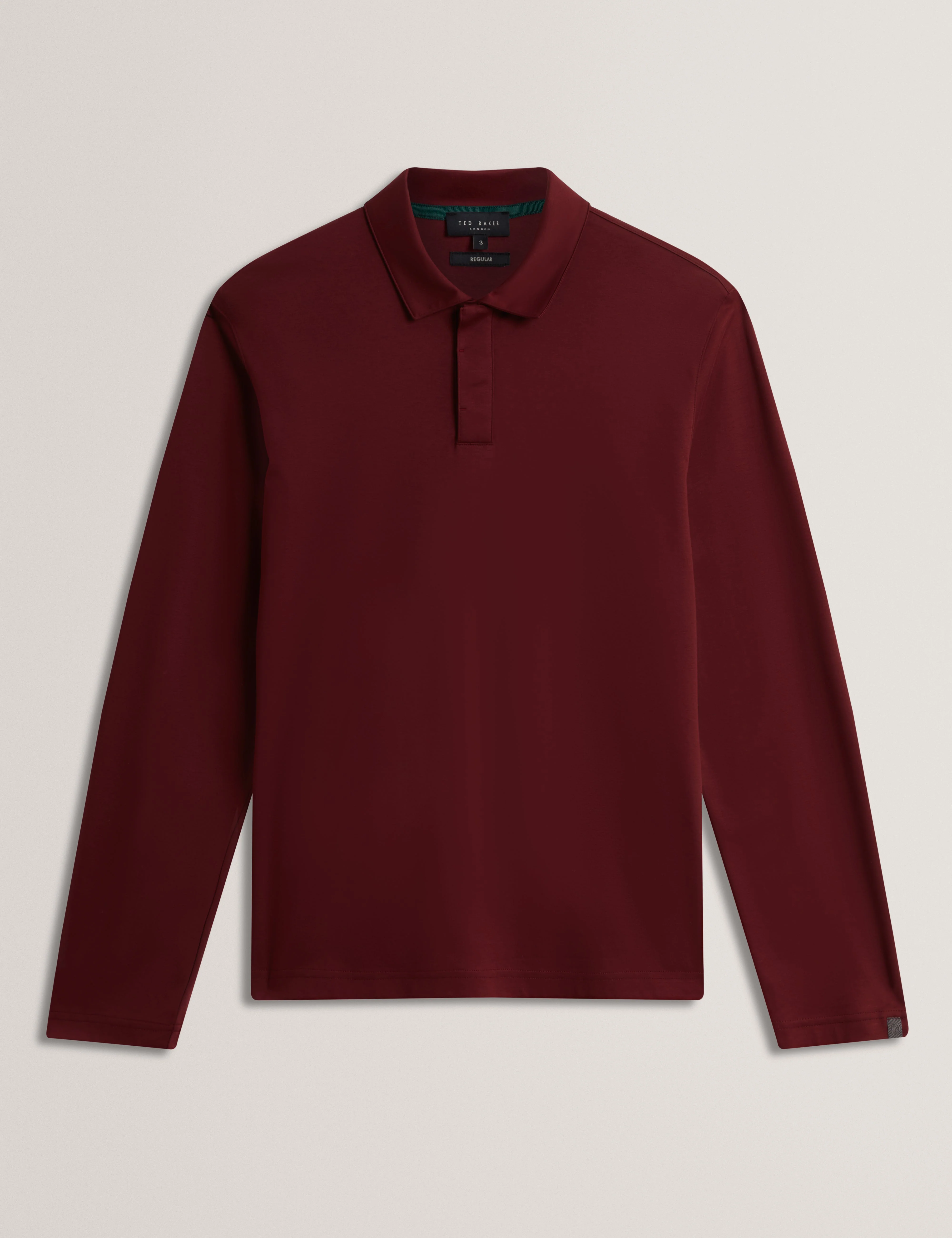 Ignac Ls Regular Soft Touch Polo Maroon - Image 7
