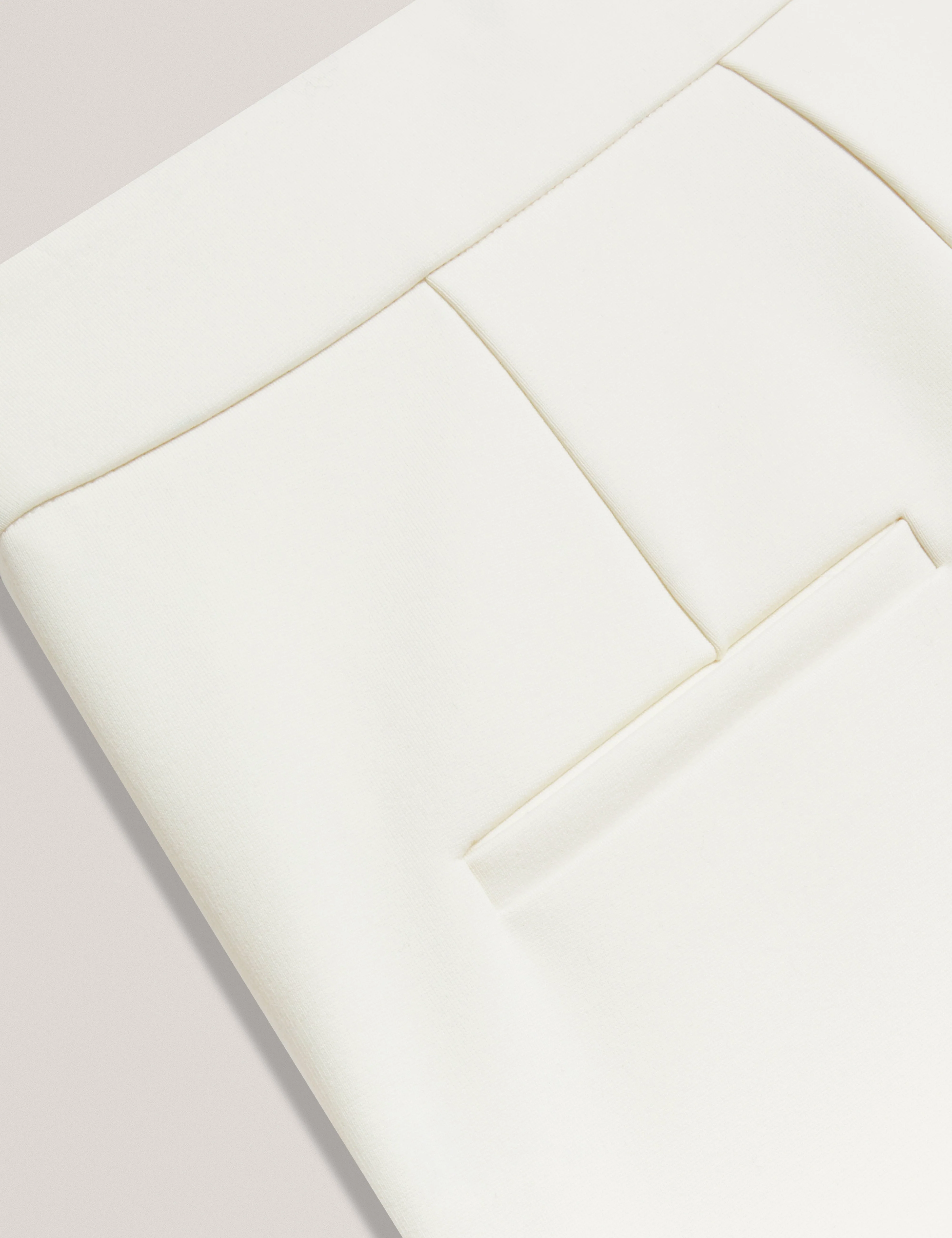 Indriv High Waisted Flare Trouser Ivory - Image 3
