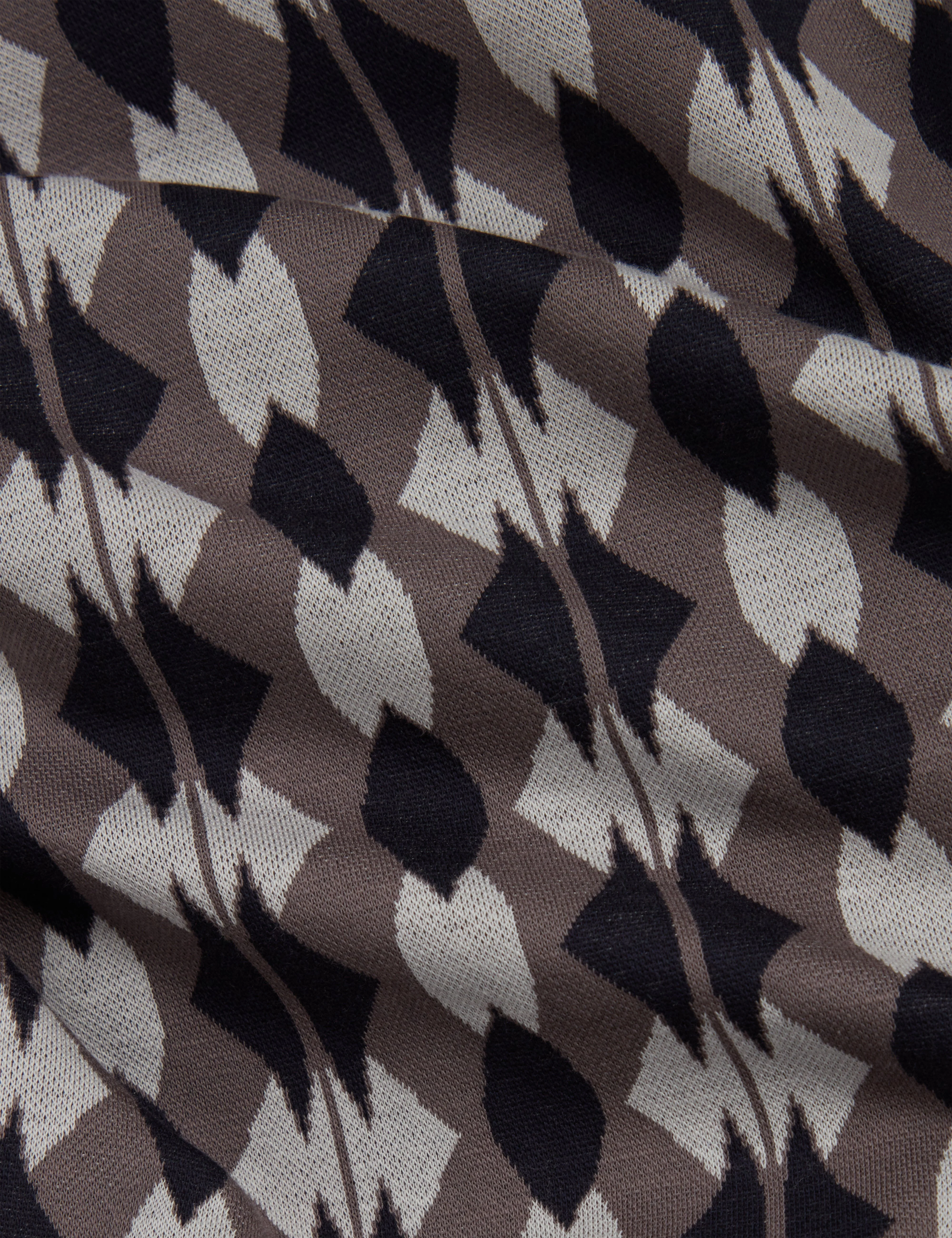 Joaa Ss Geo Jacquard T-Shirt Navy - Image 3