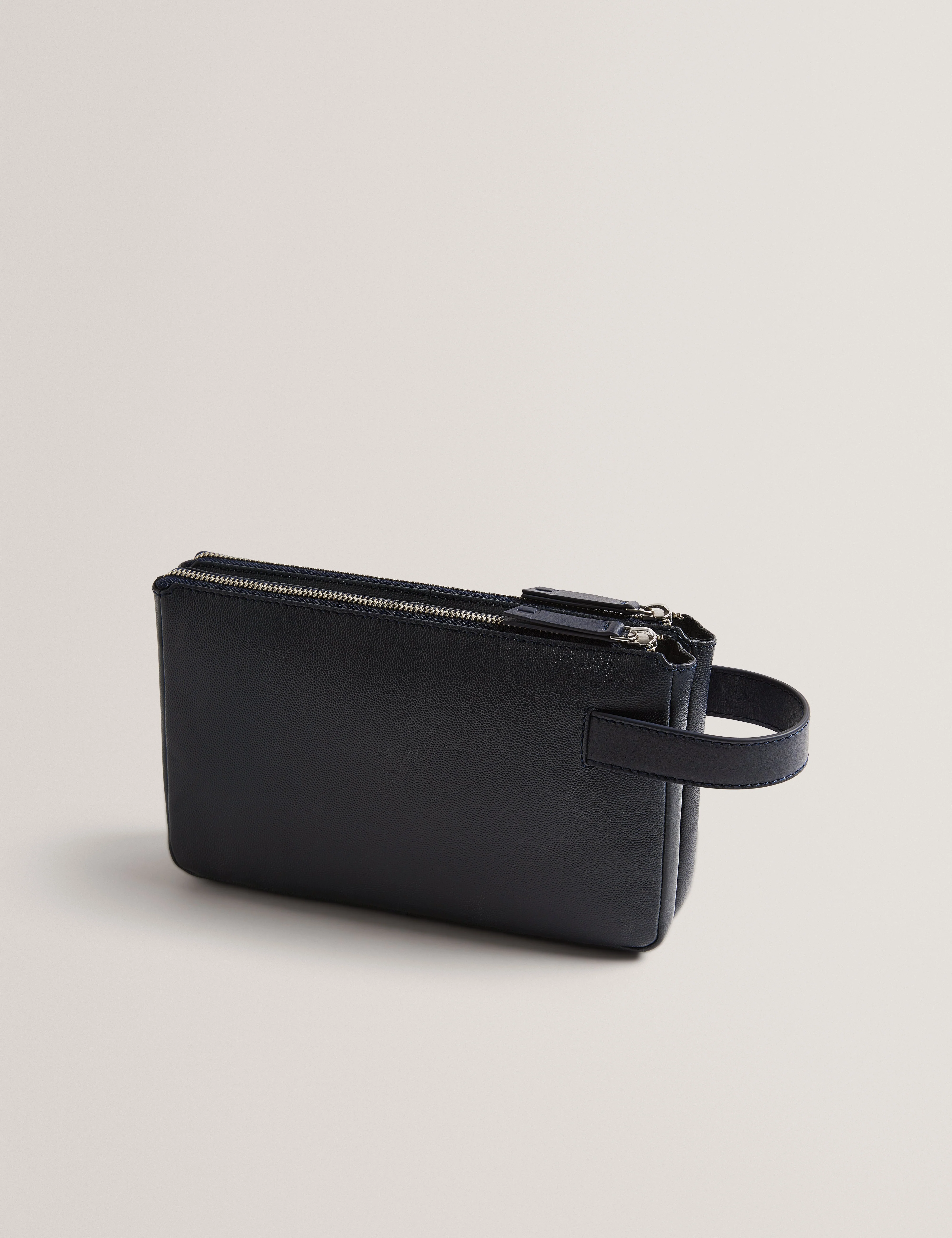 Kashton Caviar Leather Pouch Dk-Navy - Image 5