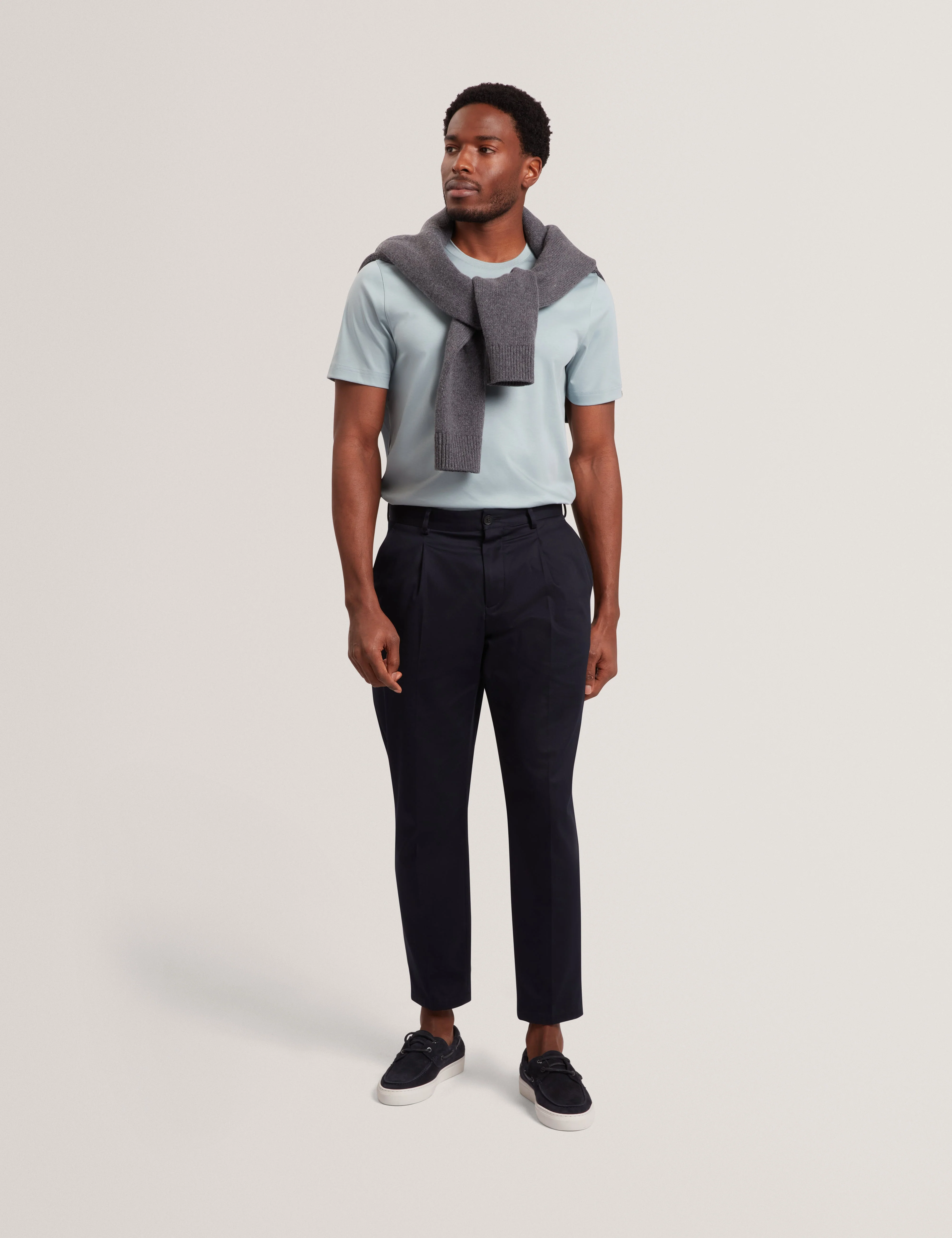 Konrrad Short Sleeve Regular Soft Touch T-Shirt Blue - Image 2