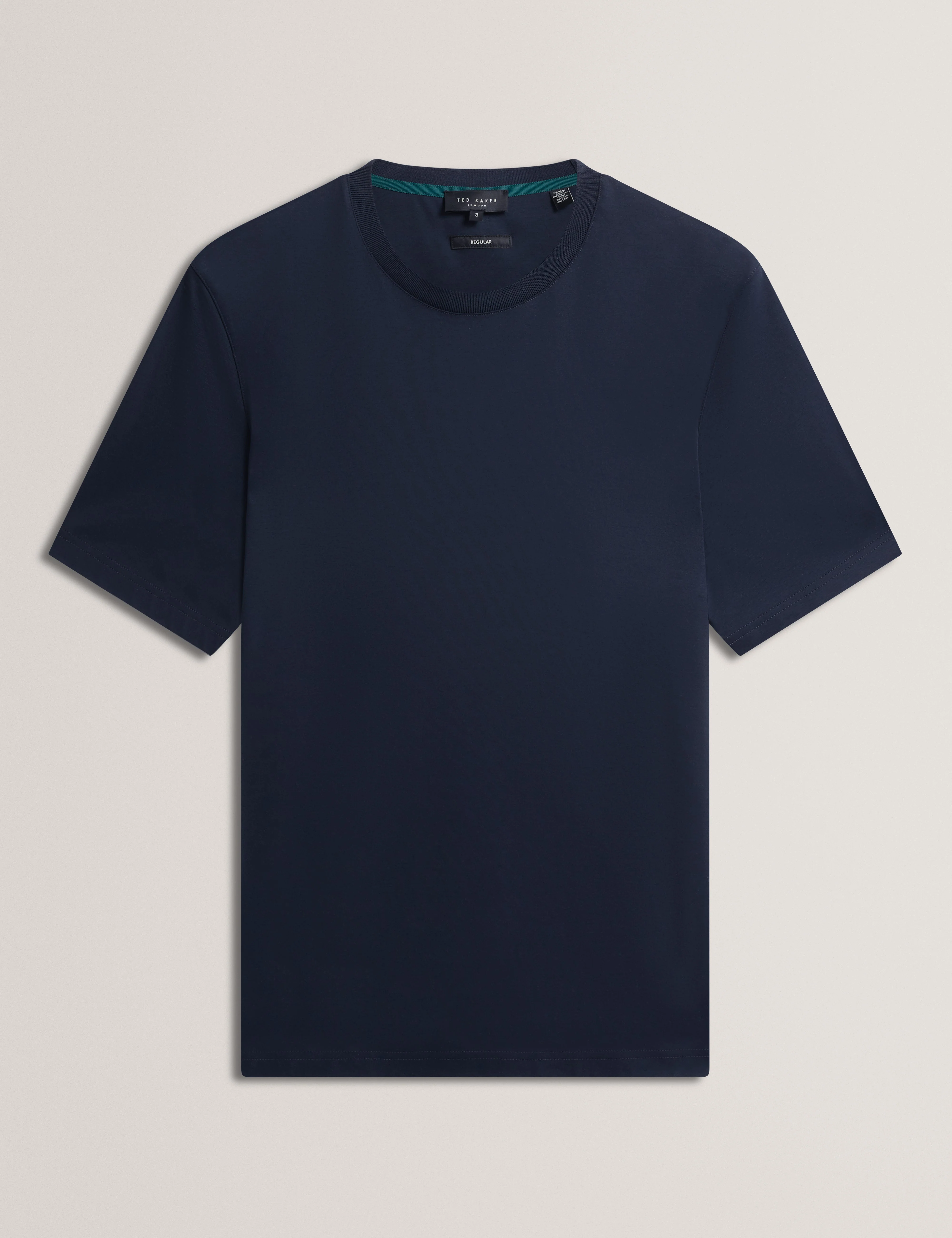 Konrrad Short Sleeve Regular Soft Touch T-Shirt Navy - Image 6